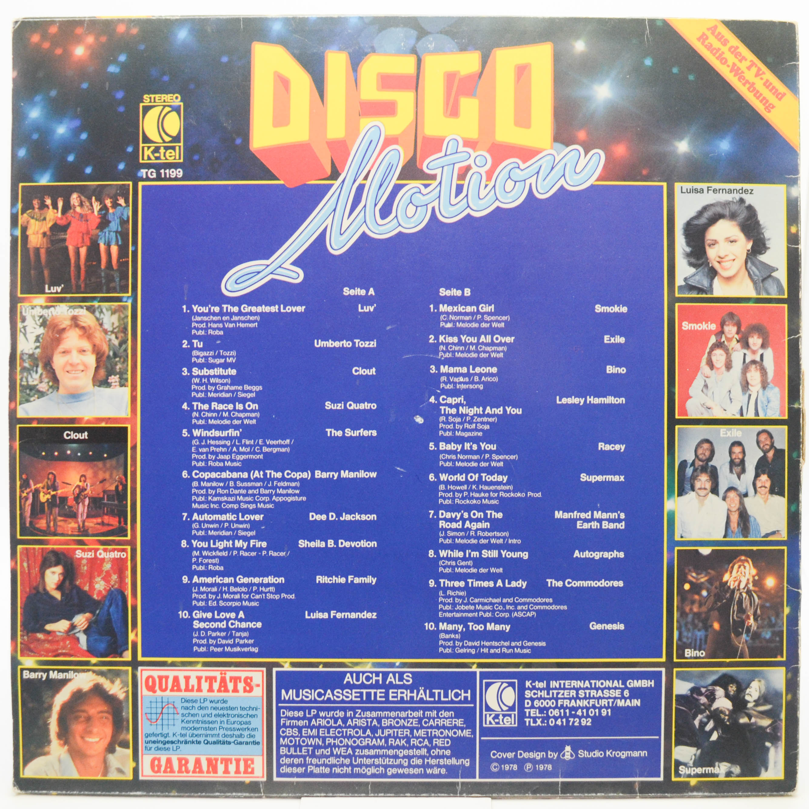 Various — Disco Motion, 1978