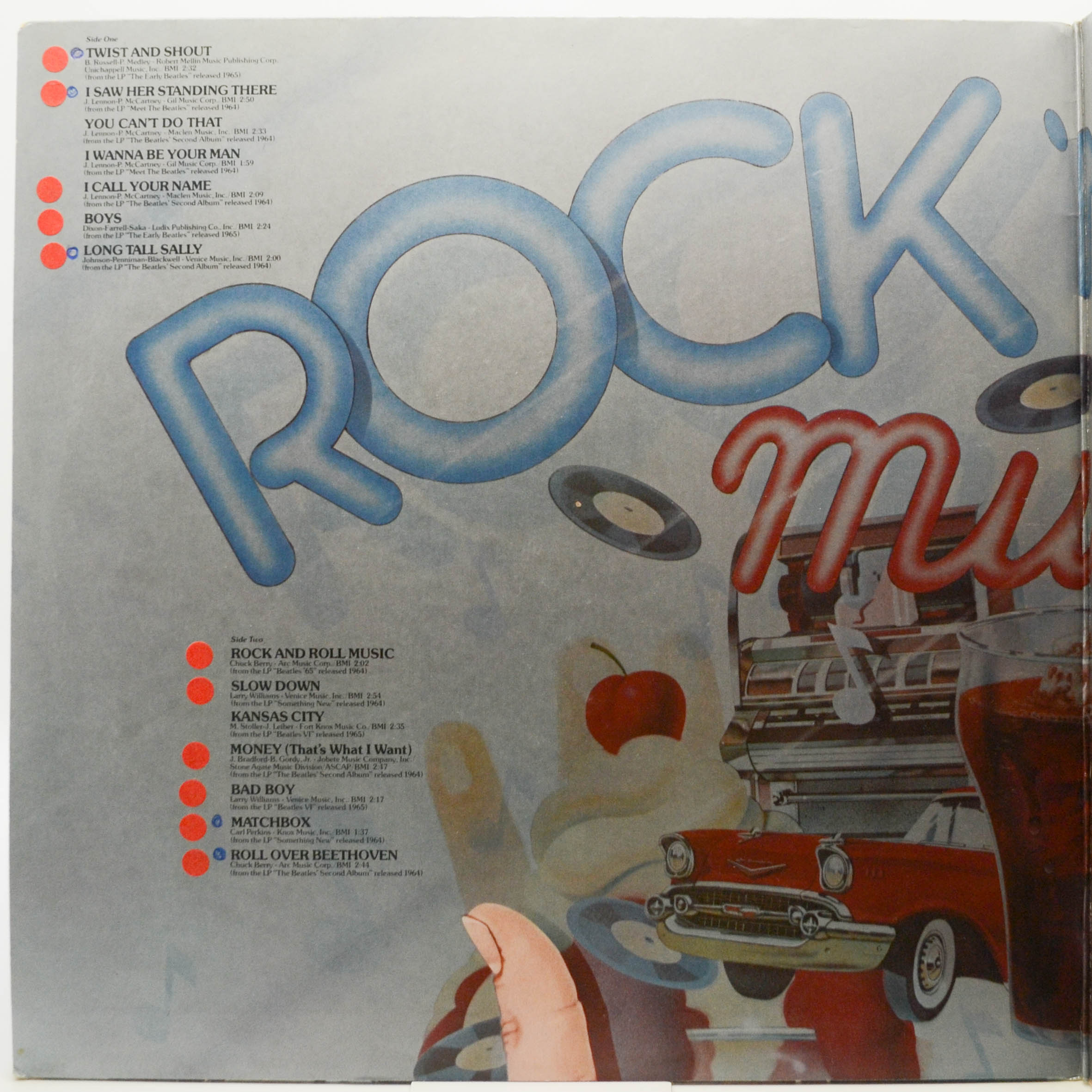 Виниловая пластинка Beatles — Rock 'N' Roll Music (2LP), 1976