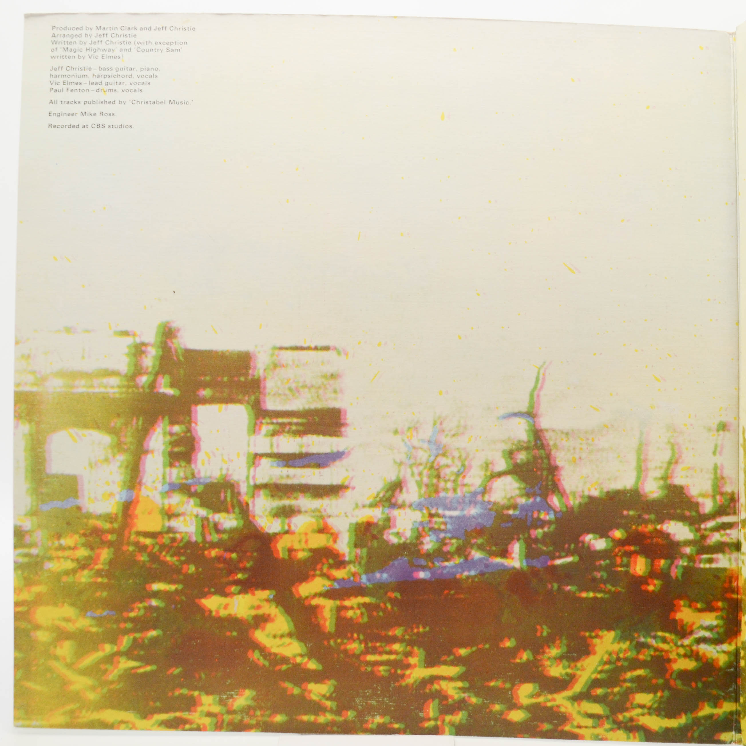 Виниловая пластинка Christie — For All Mankind (1-st, UK), 1971