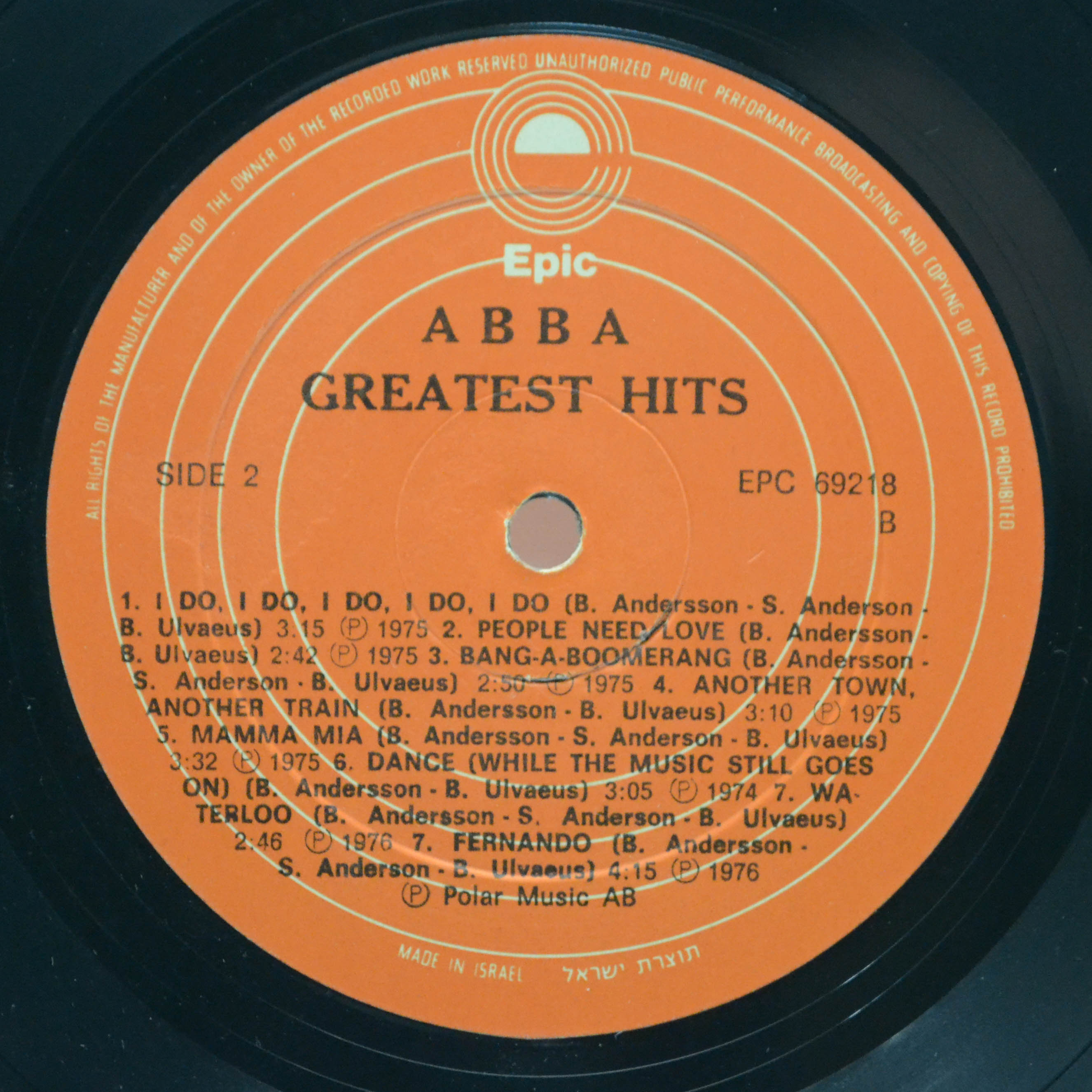 ABBA — Greatest Hits, 1976