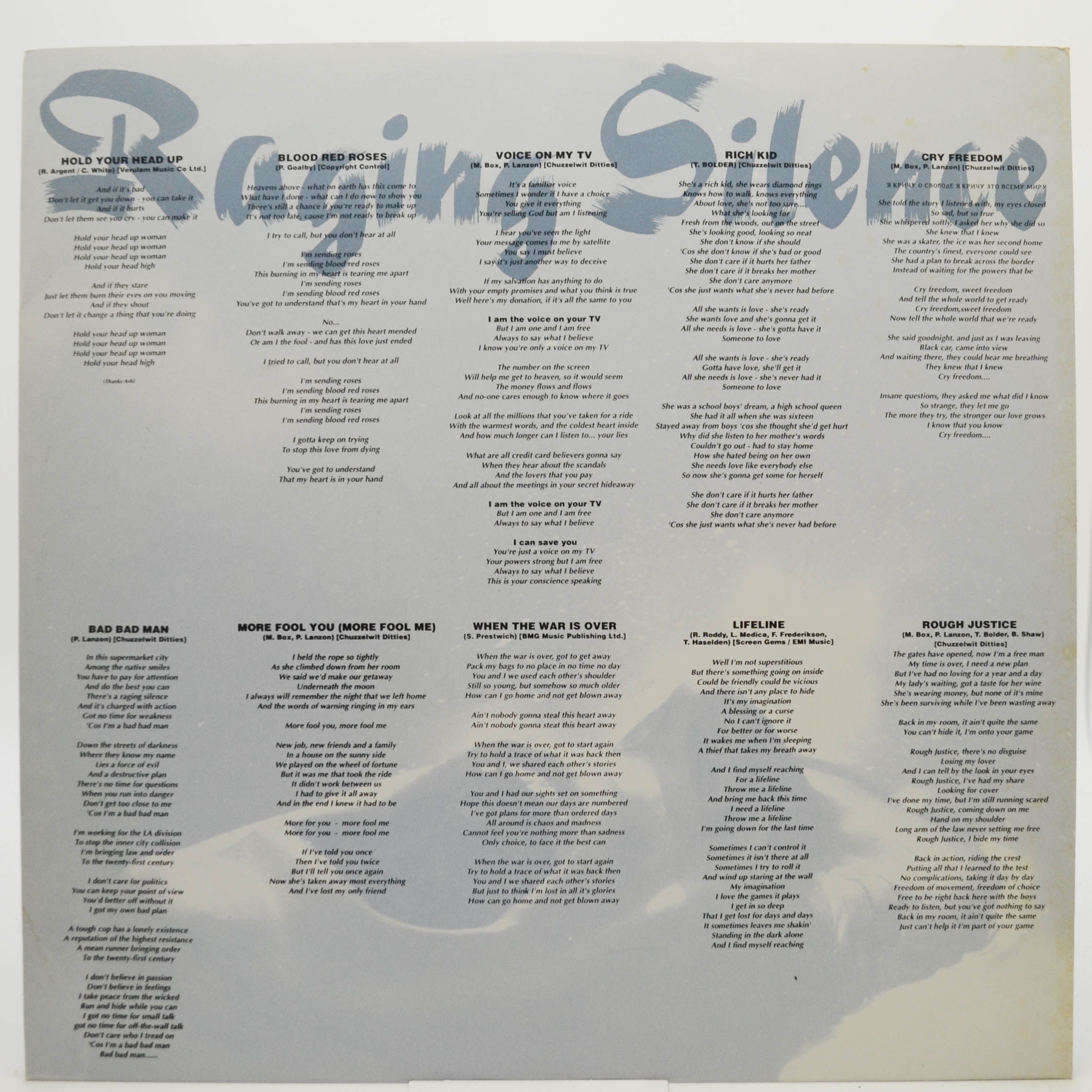 Uriah Heep — Raging Silence, 1989