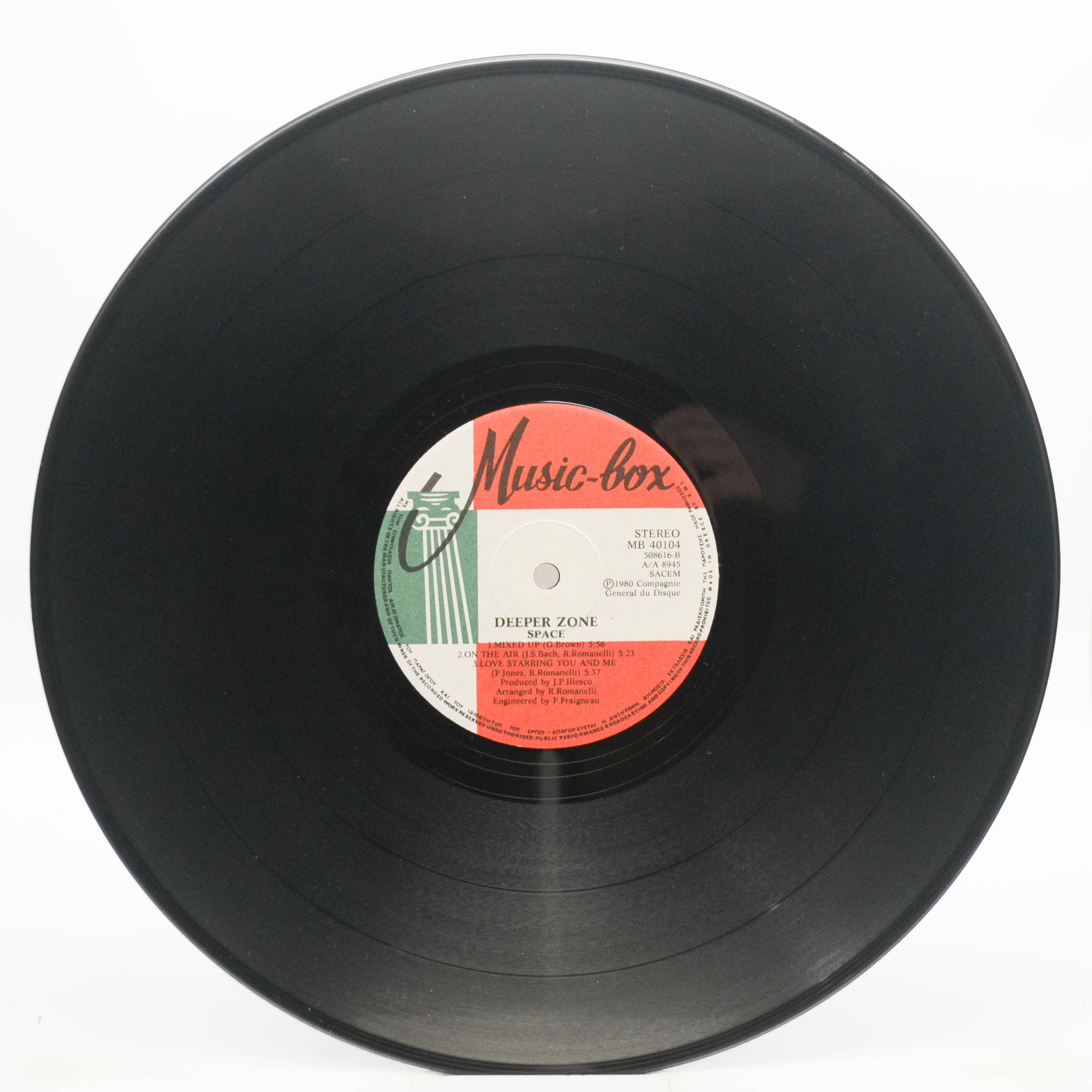 Space — Deeper Zone, 1980