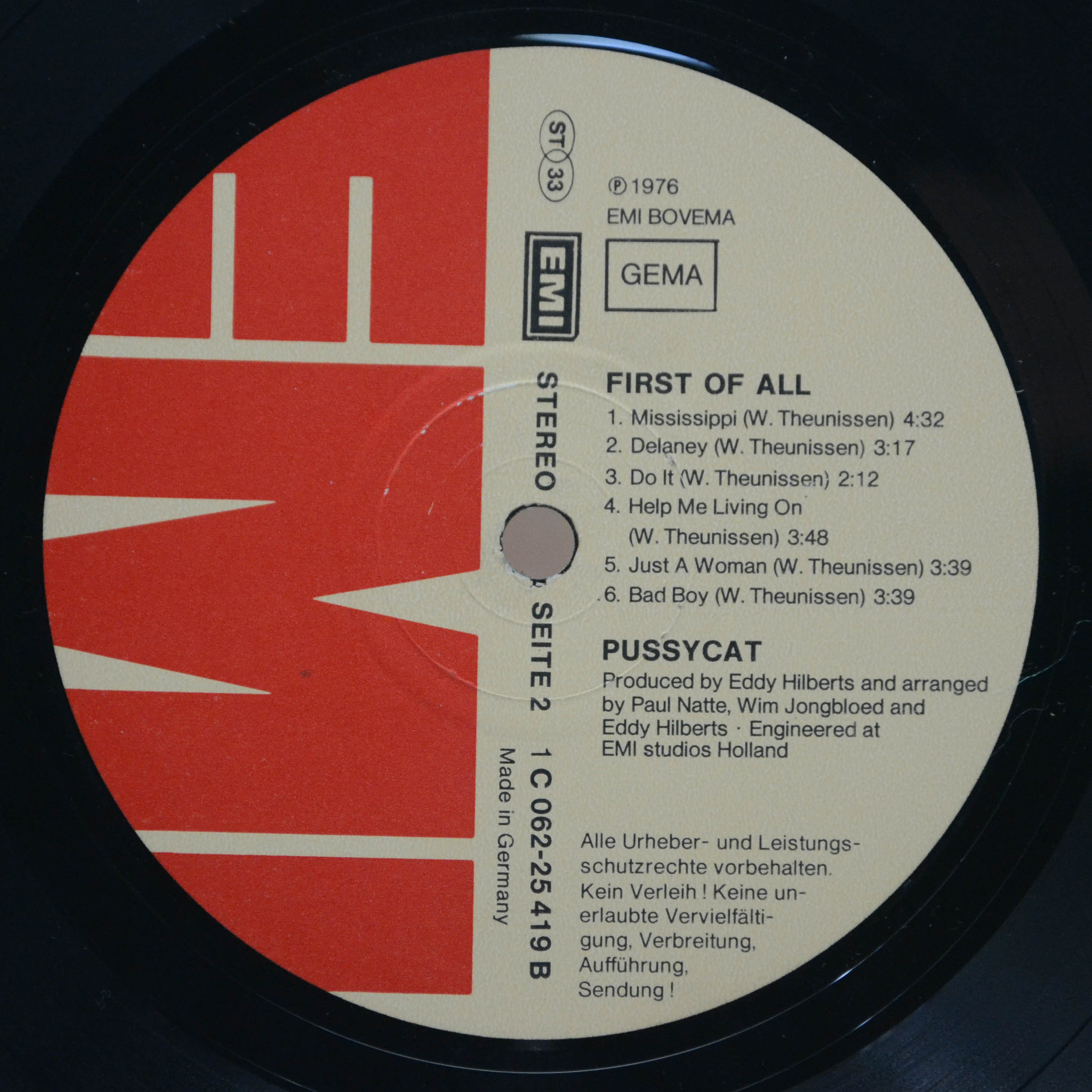 Pussycat — First Of All, 1976