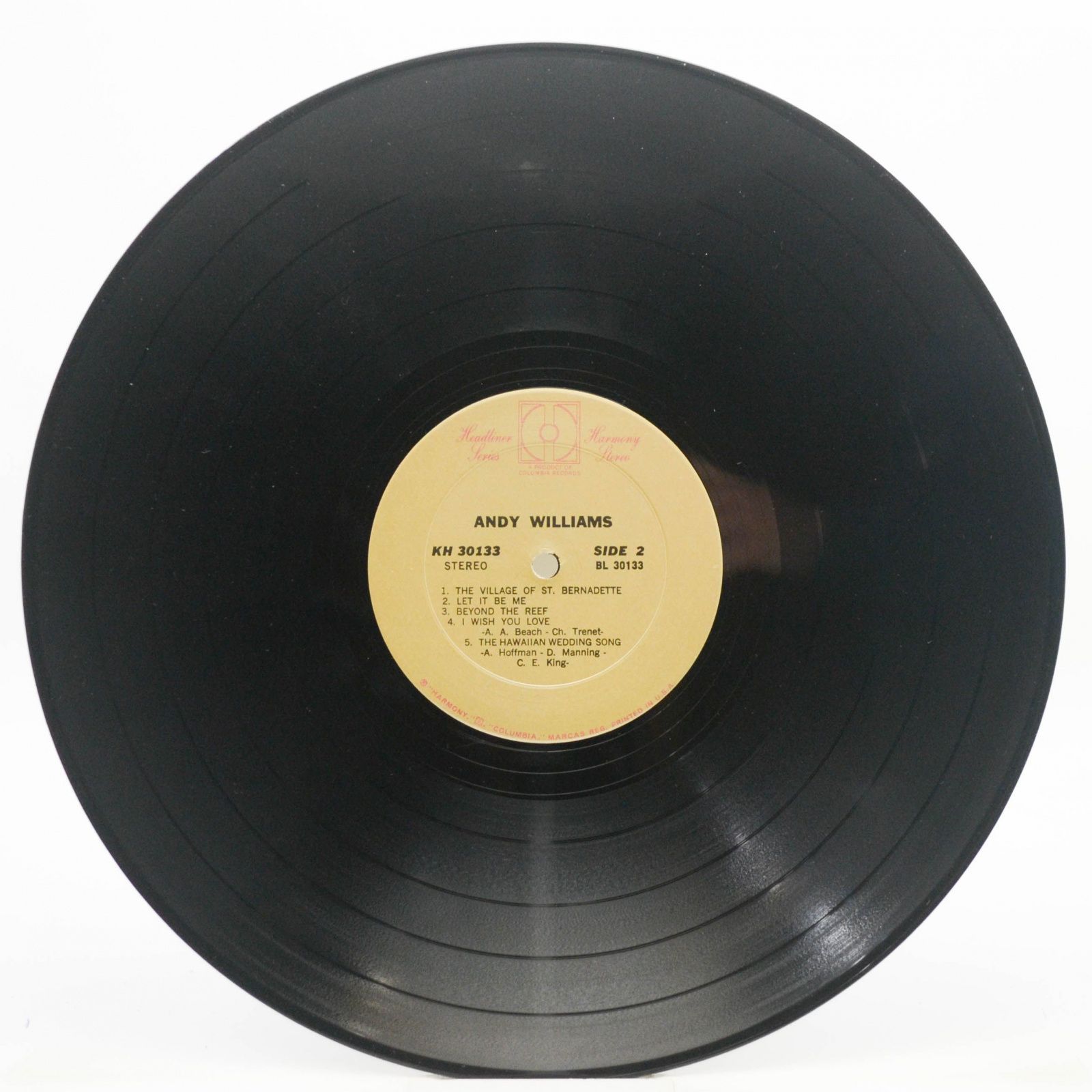 Виниловая пластинка Andy Williams — Andy Williams (1-st, USA), 1970
