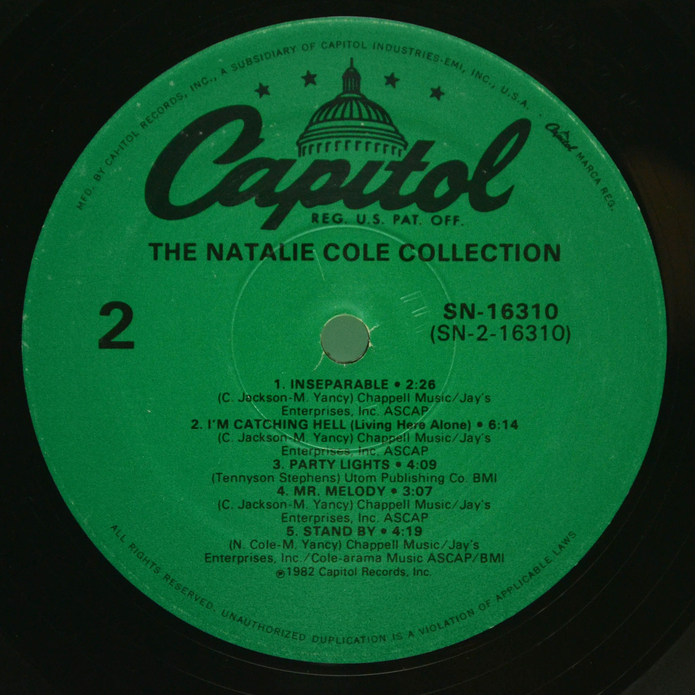 Виниловая пластинка Natalie Cole — The Natalie Cole Collection (USA), 1982