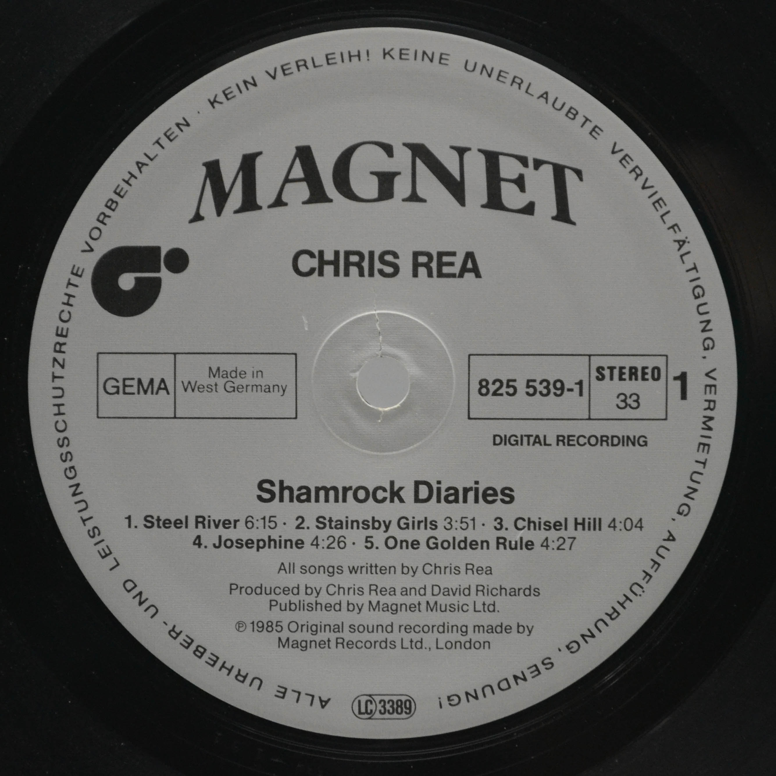 Chris Rea — Shamrock Diaries, 1985