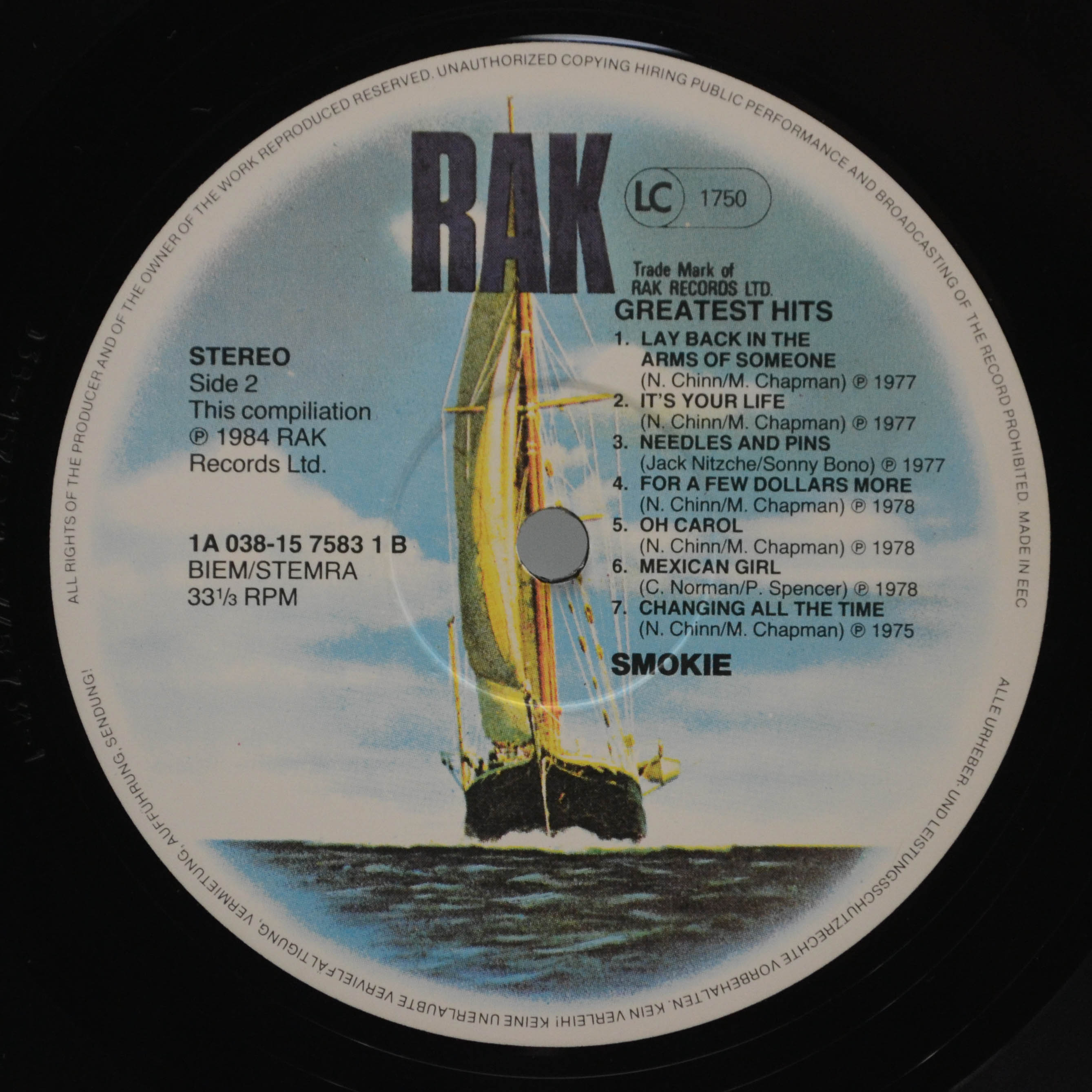 Smokie — Greatest Hits, 1984