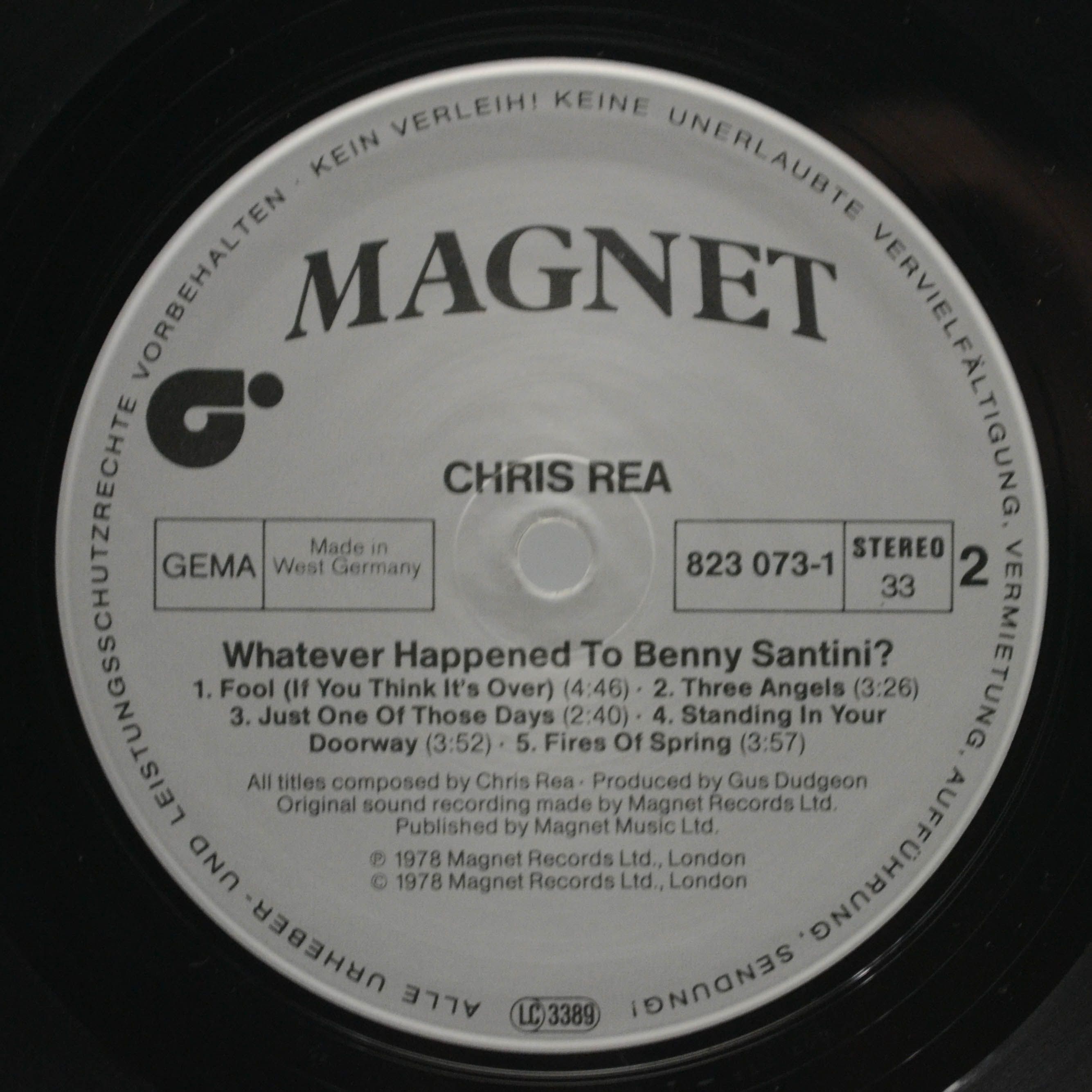 Chris Rea — Whatever Happened To Benny Santini?, 1978