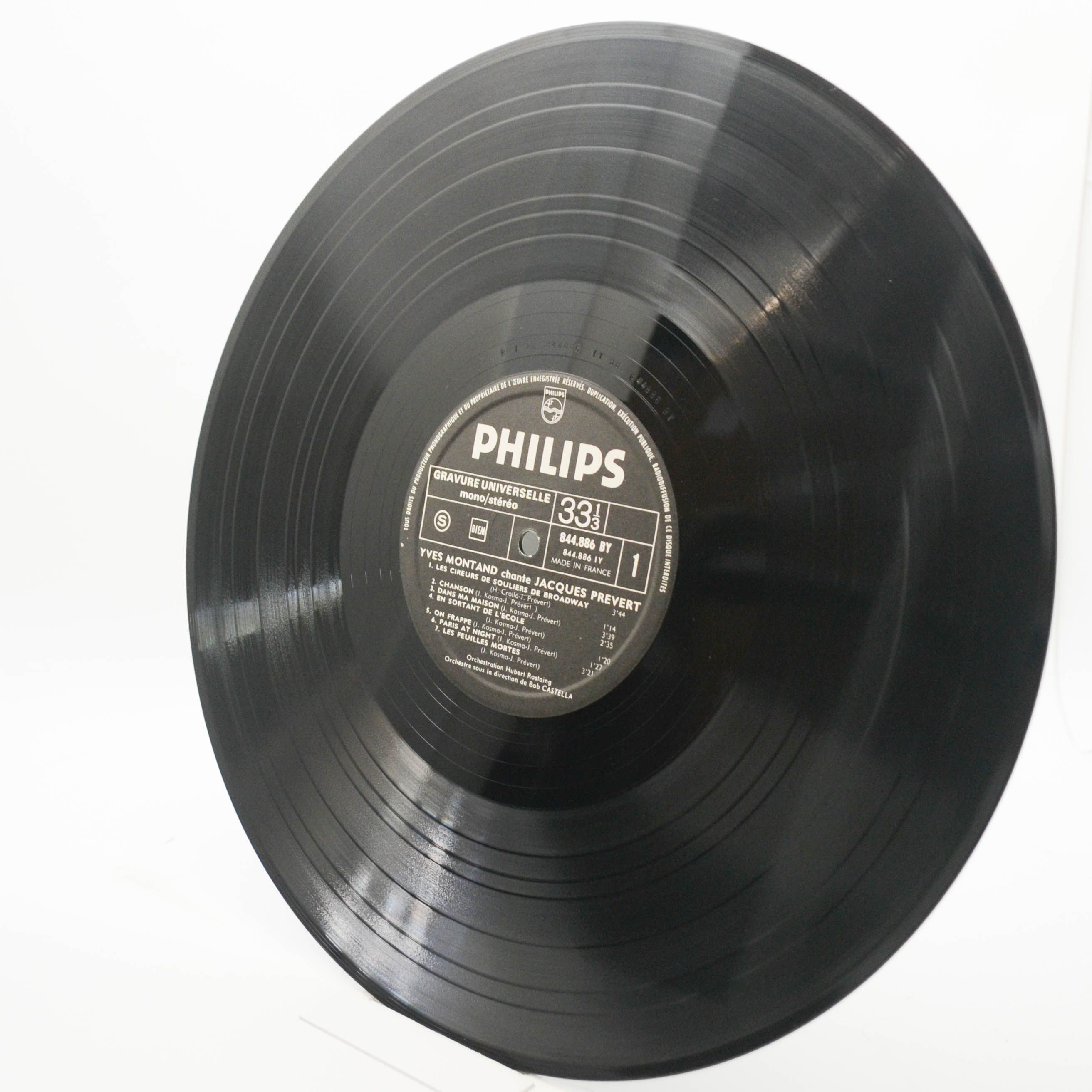 Yves Montand — Montand Chante Prévert (France), 1962