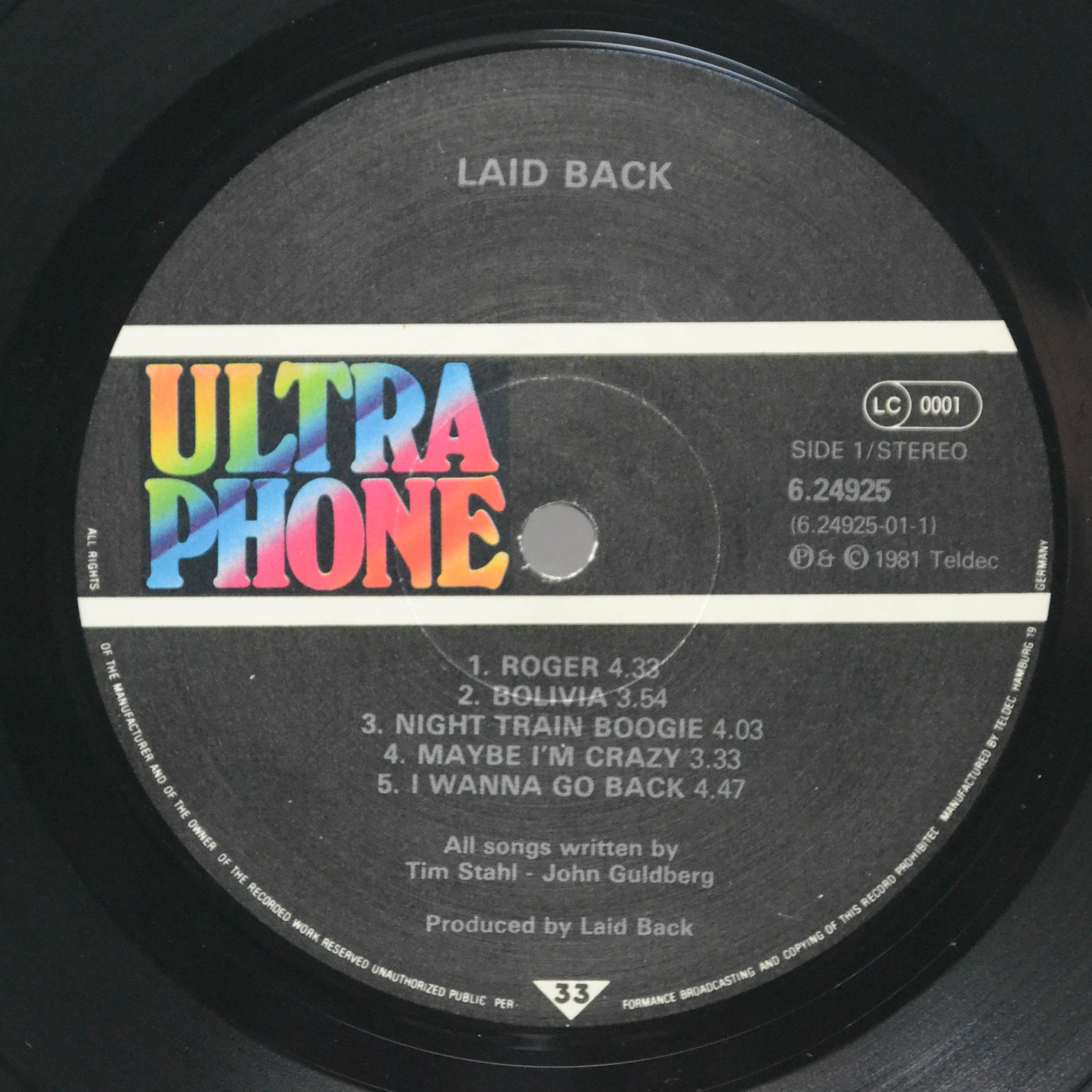 Laid Back — Laid Back, 1981