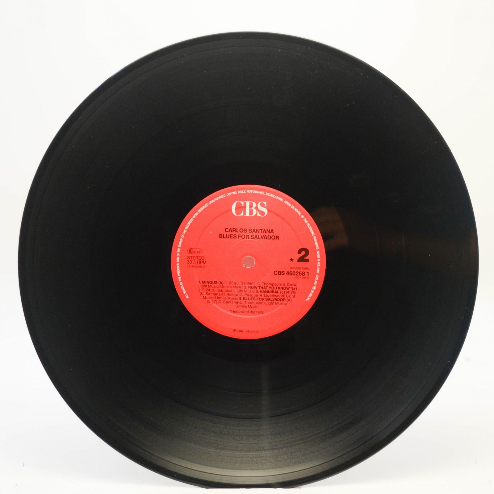 Carlos Santana — Blues For Salvador, 1987