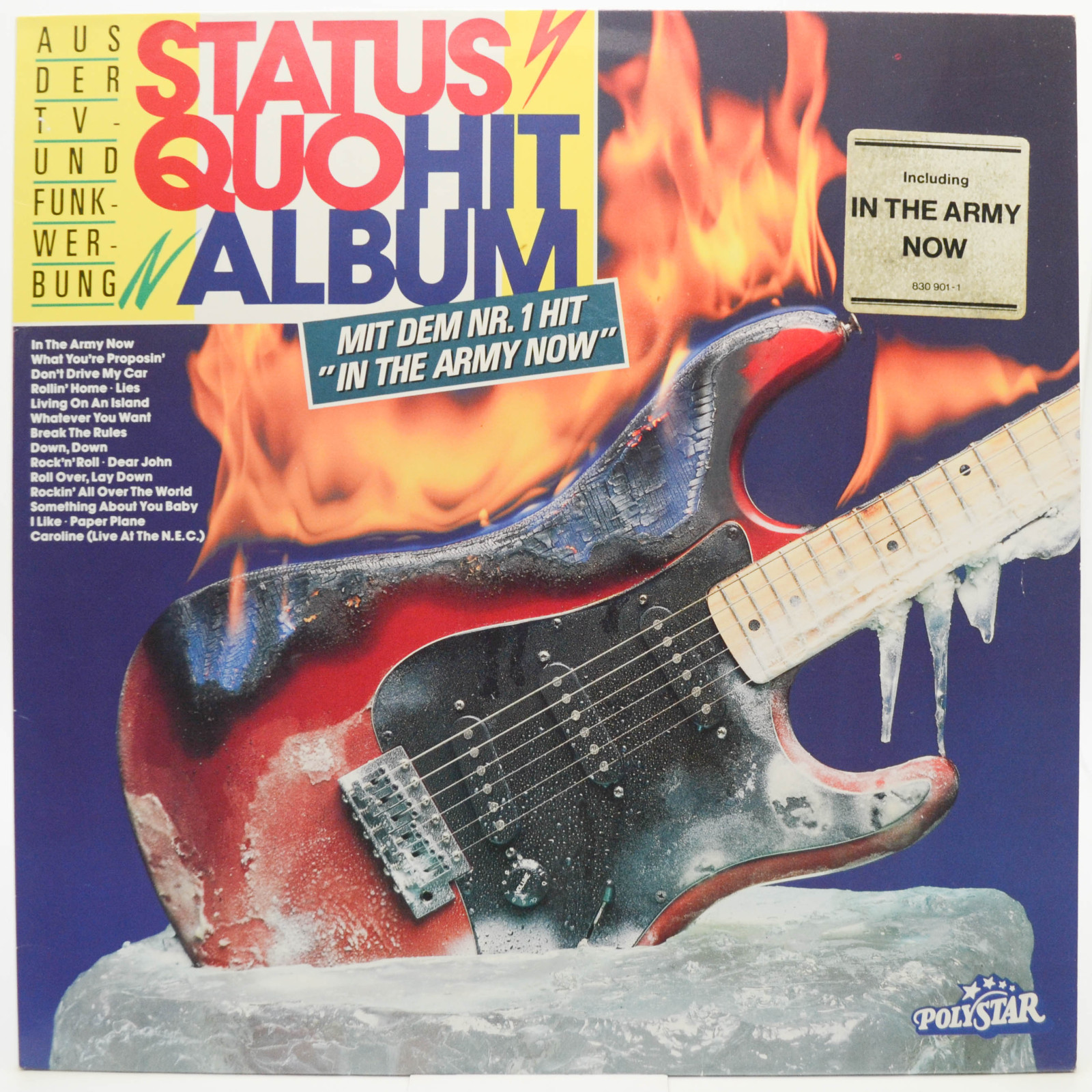 Виниловая пластинка Status Quo — Hit Album, 1988