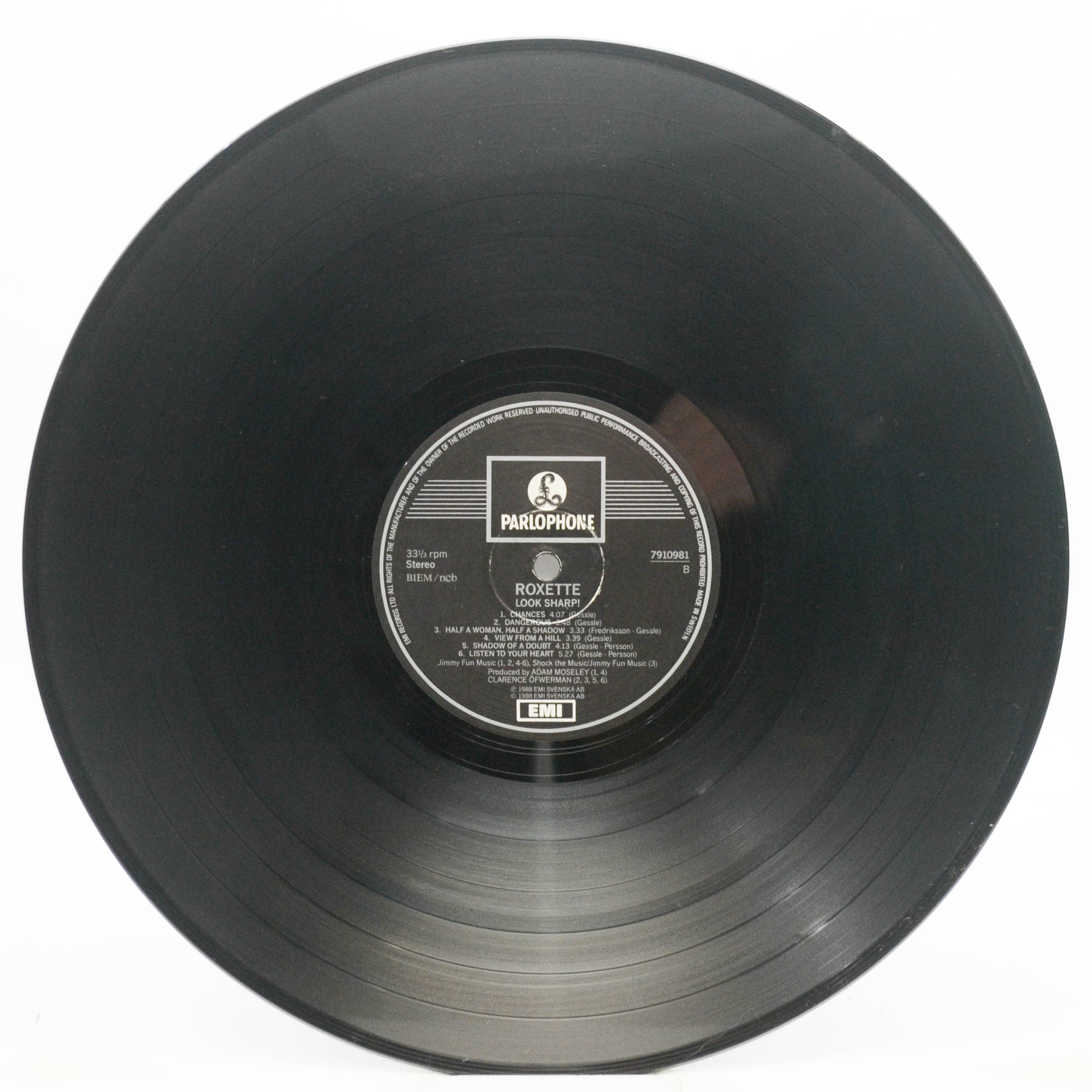 Roxette — Look Sharp! (1-st, Sweden), 1988