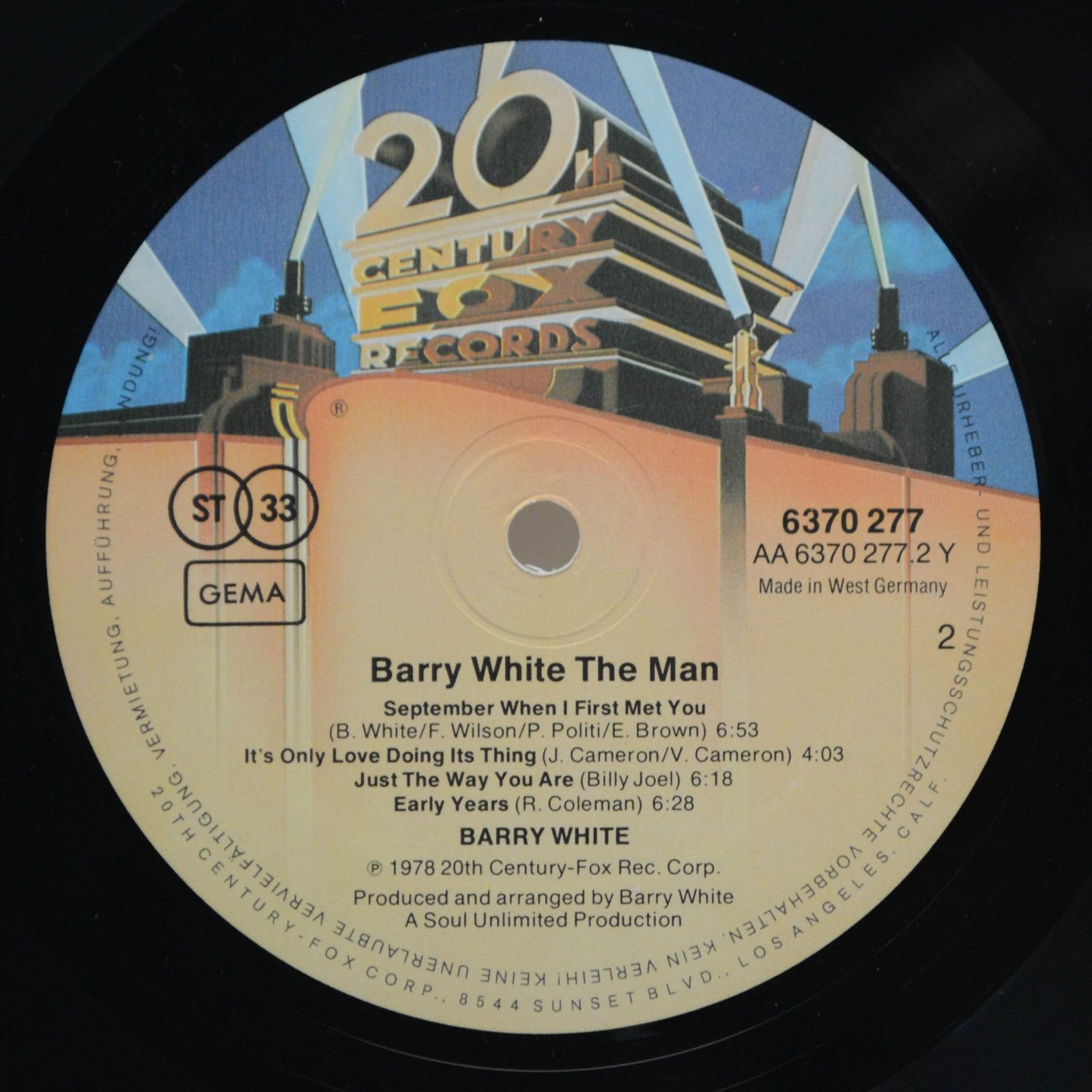 Barry White — Barry White The Man, 1978