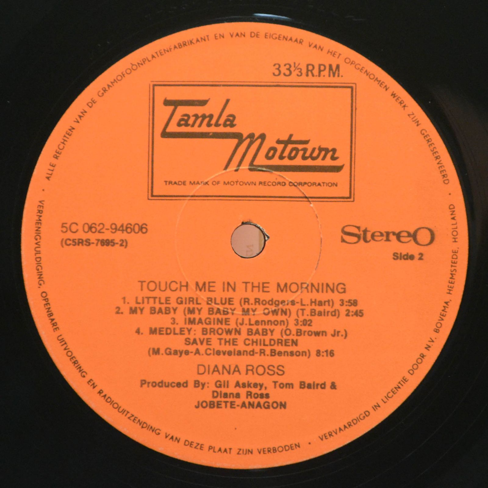 Diana Ross — Touch Me In The Morning, 1973