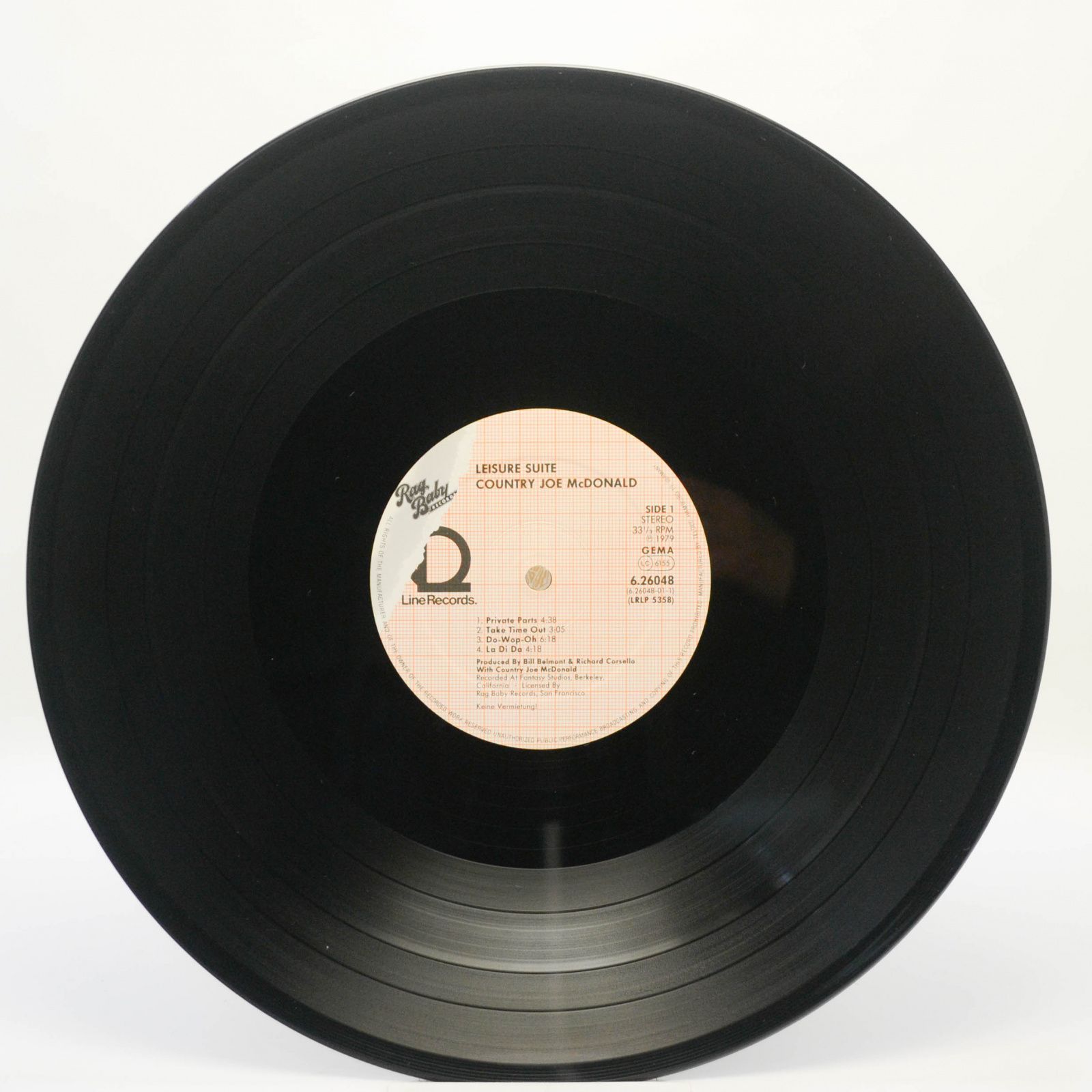 Виниловая пластинка Country Joe McDonald — Leisure Suite, 1980
