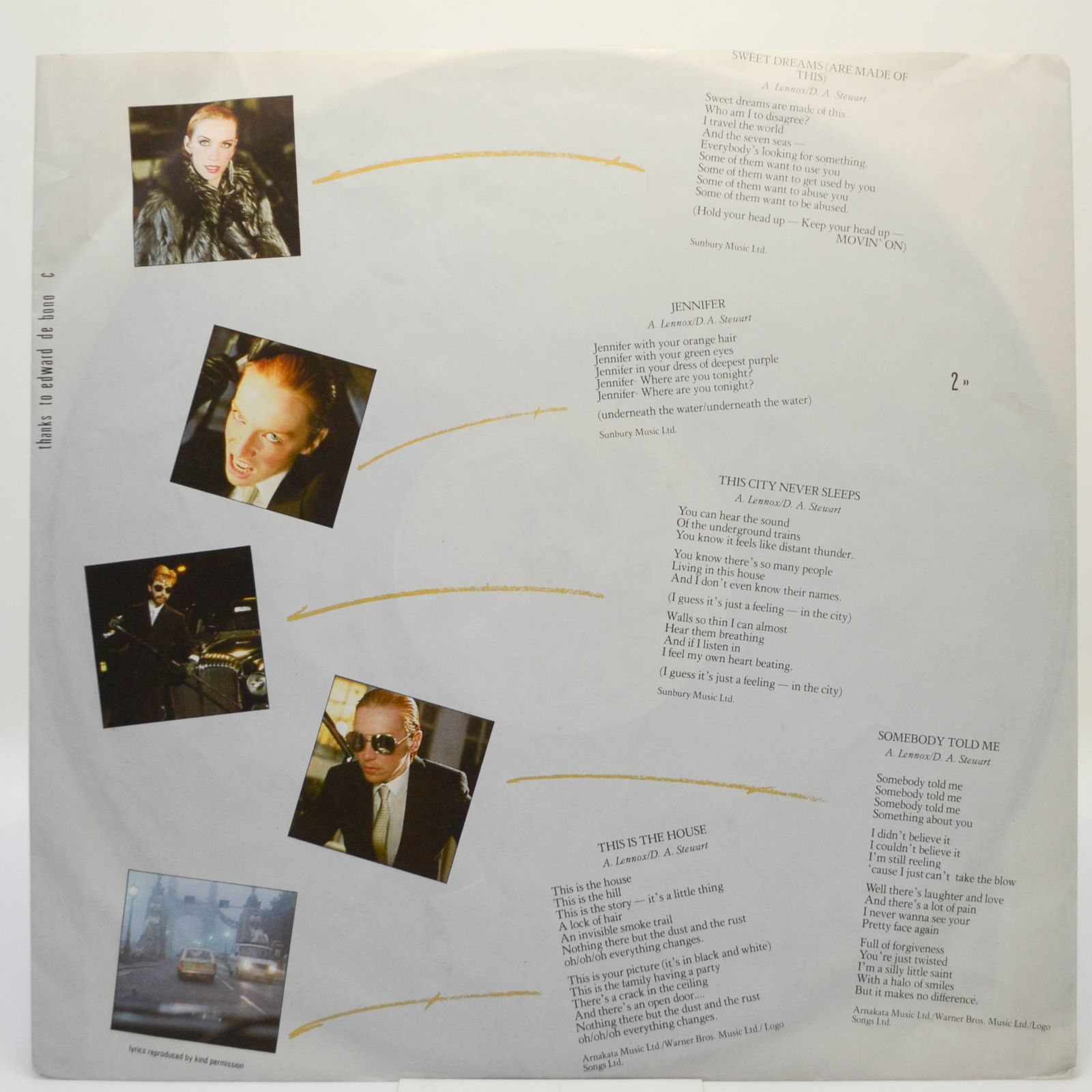 Eurythmics — Sweet Dreams Are Made Of This, 1983