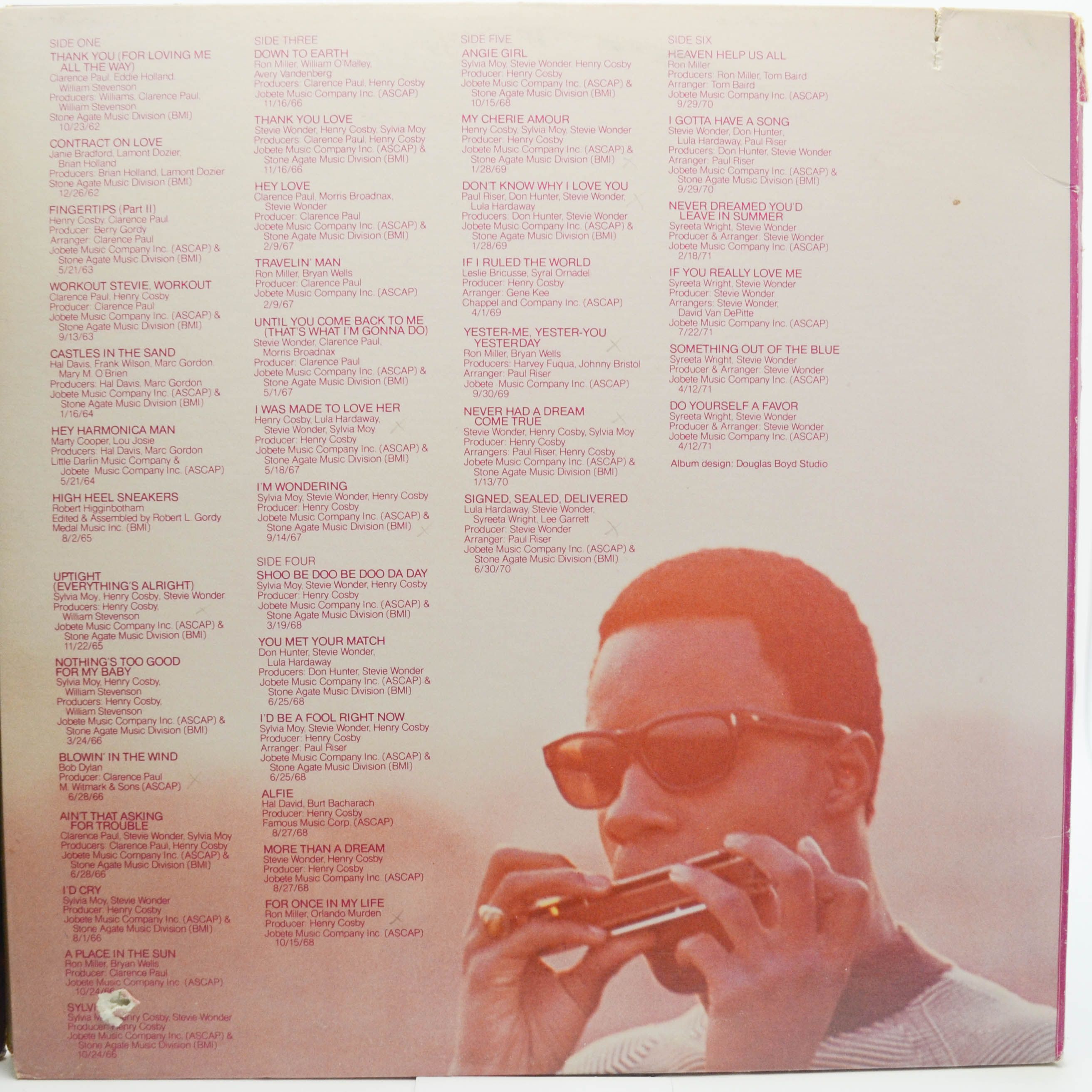 Виниловая пластинка Stevie Wonder — Looking Back (3LP, USA), 1974