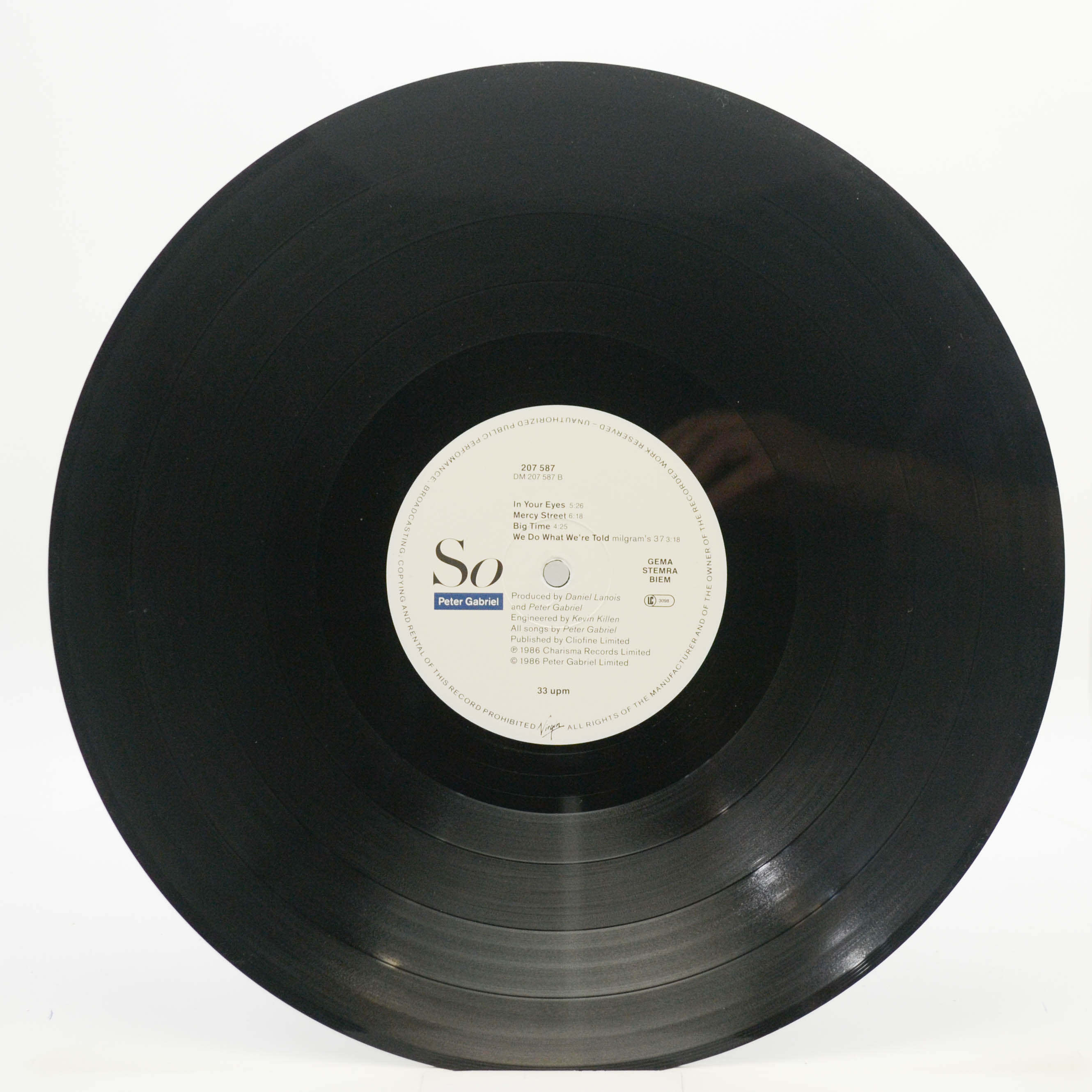 Peter Gabriel — So, 1986