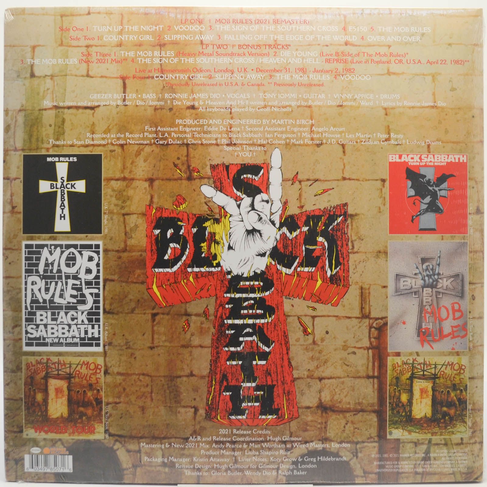 Black Sabbath — Mob Rules (2LP, USA), 1981