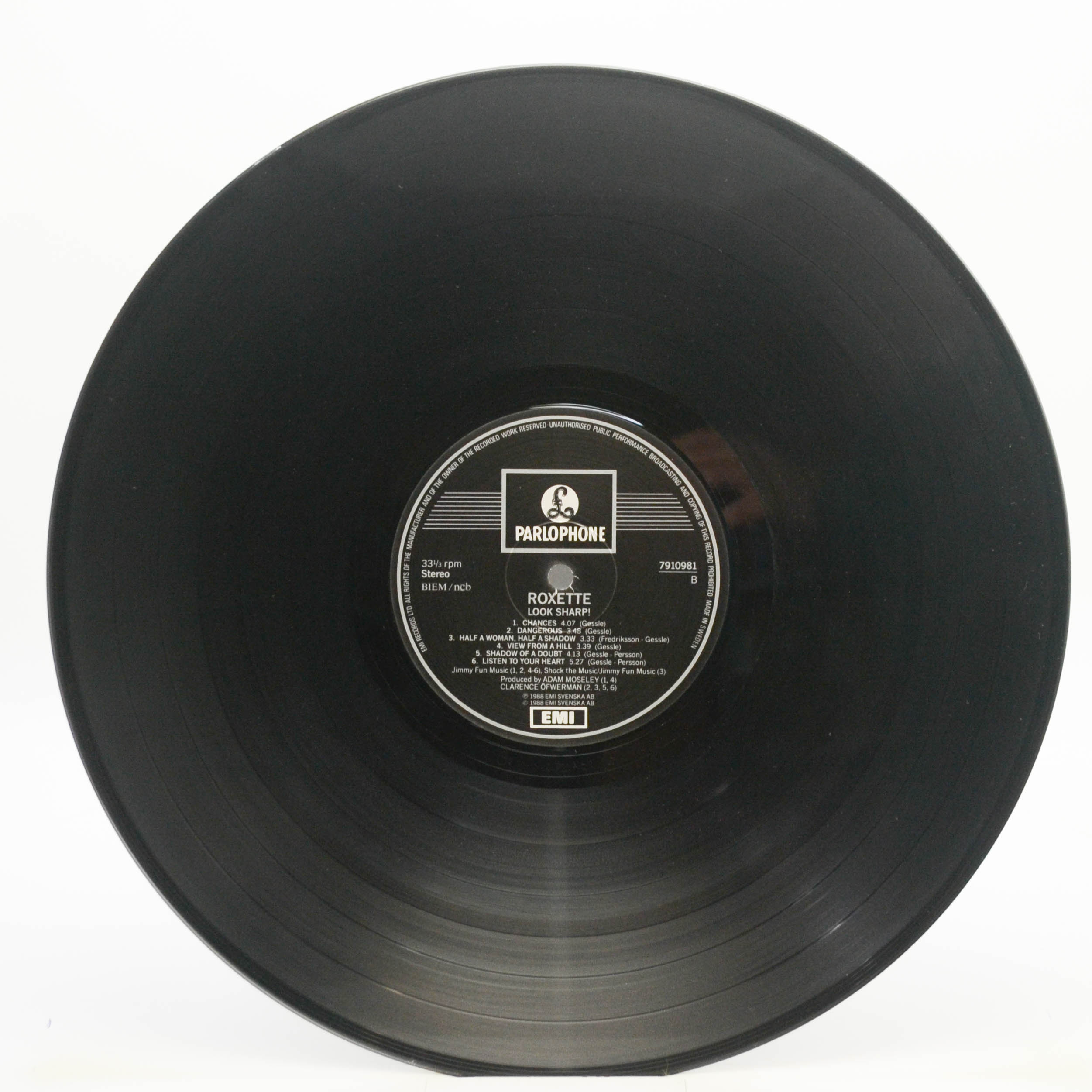 Виниловая пластинка Roxette — Look Sharp! (1-st, Sweden), 1988
