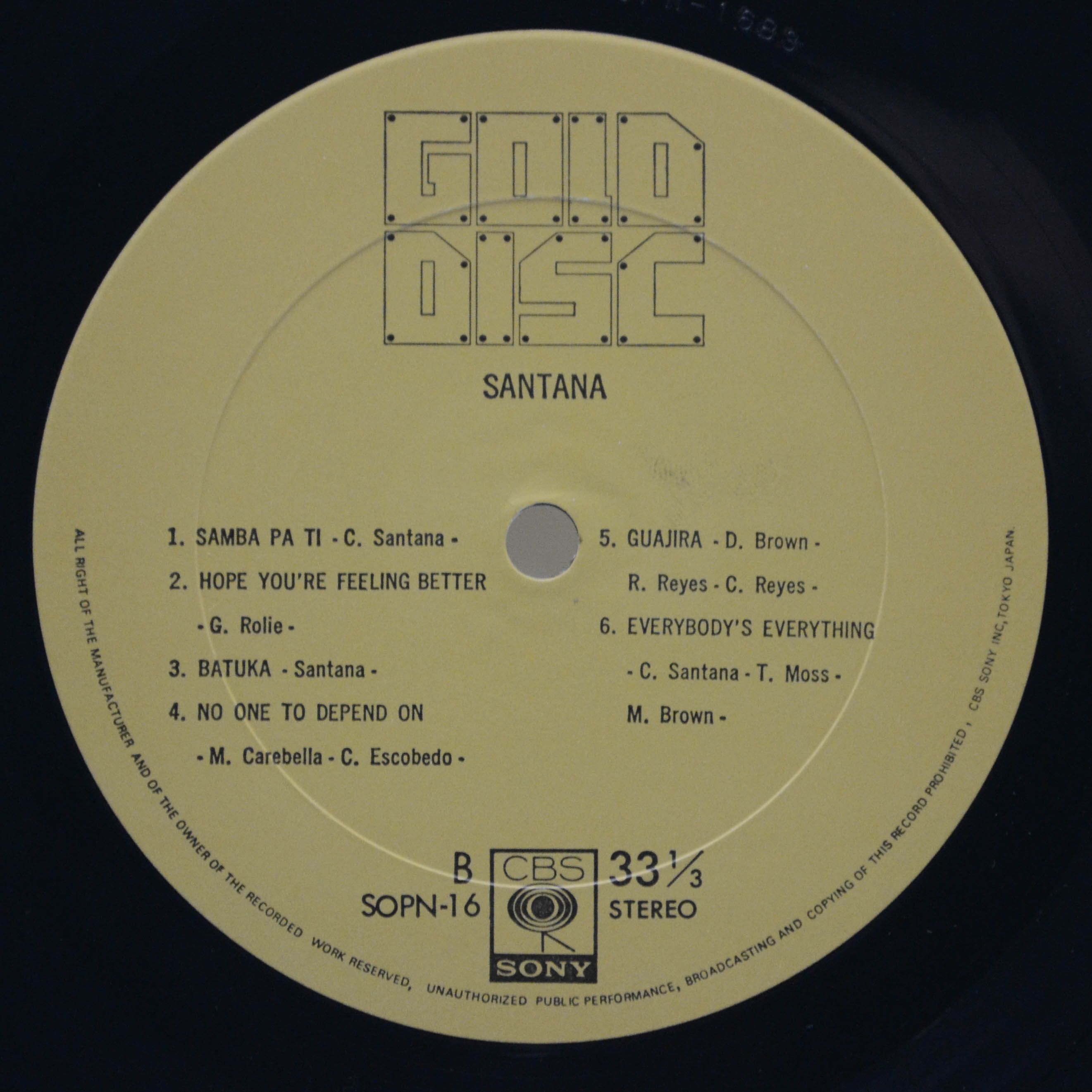 Santana — Santana, 1973