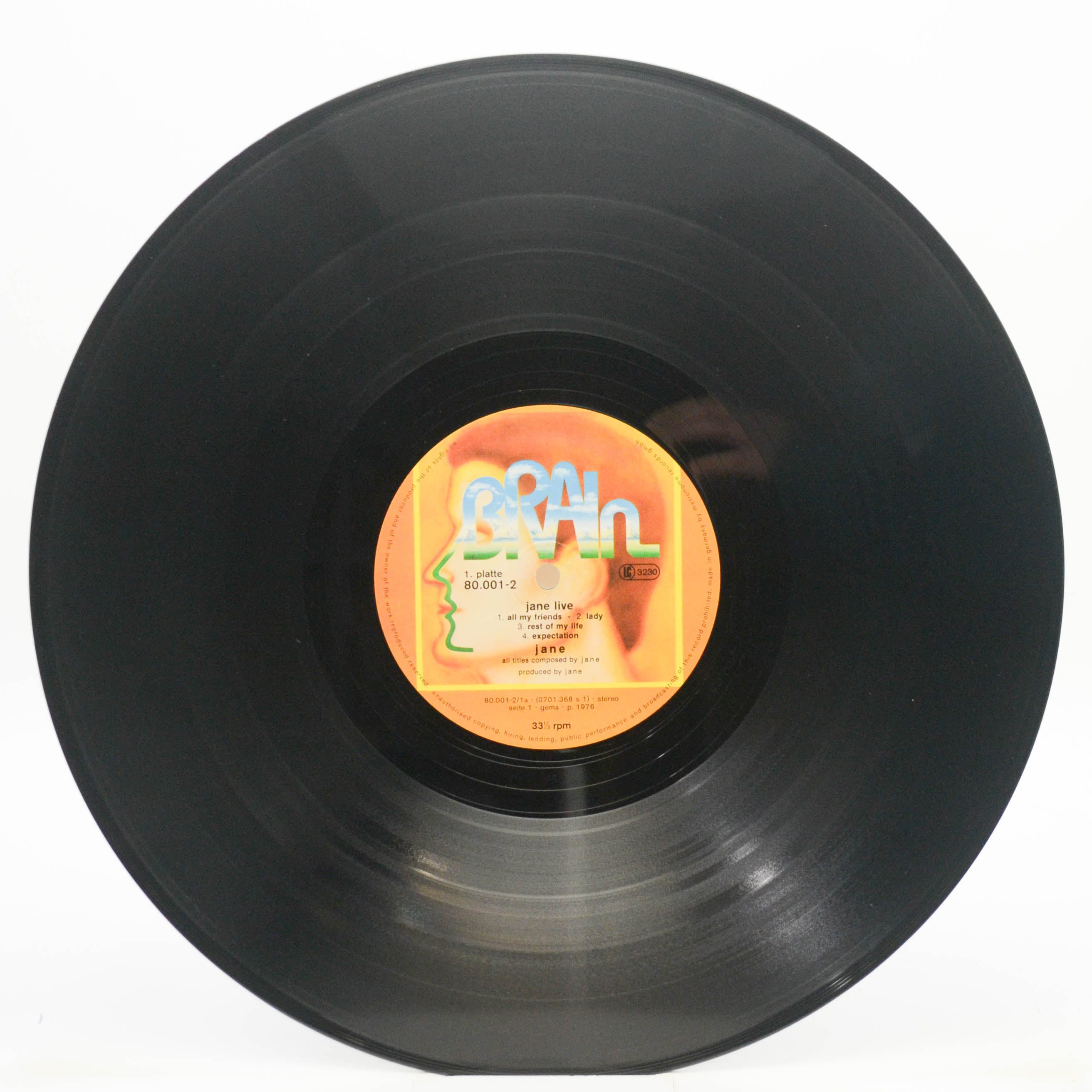 Jane — Jane Live (2LP), 1977