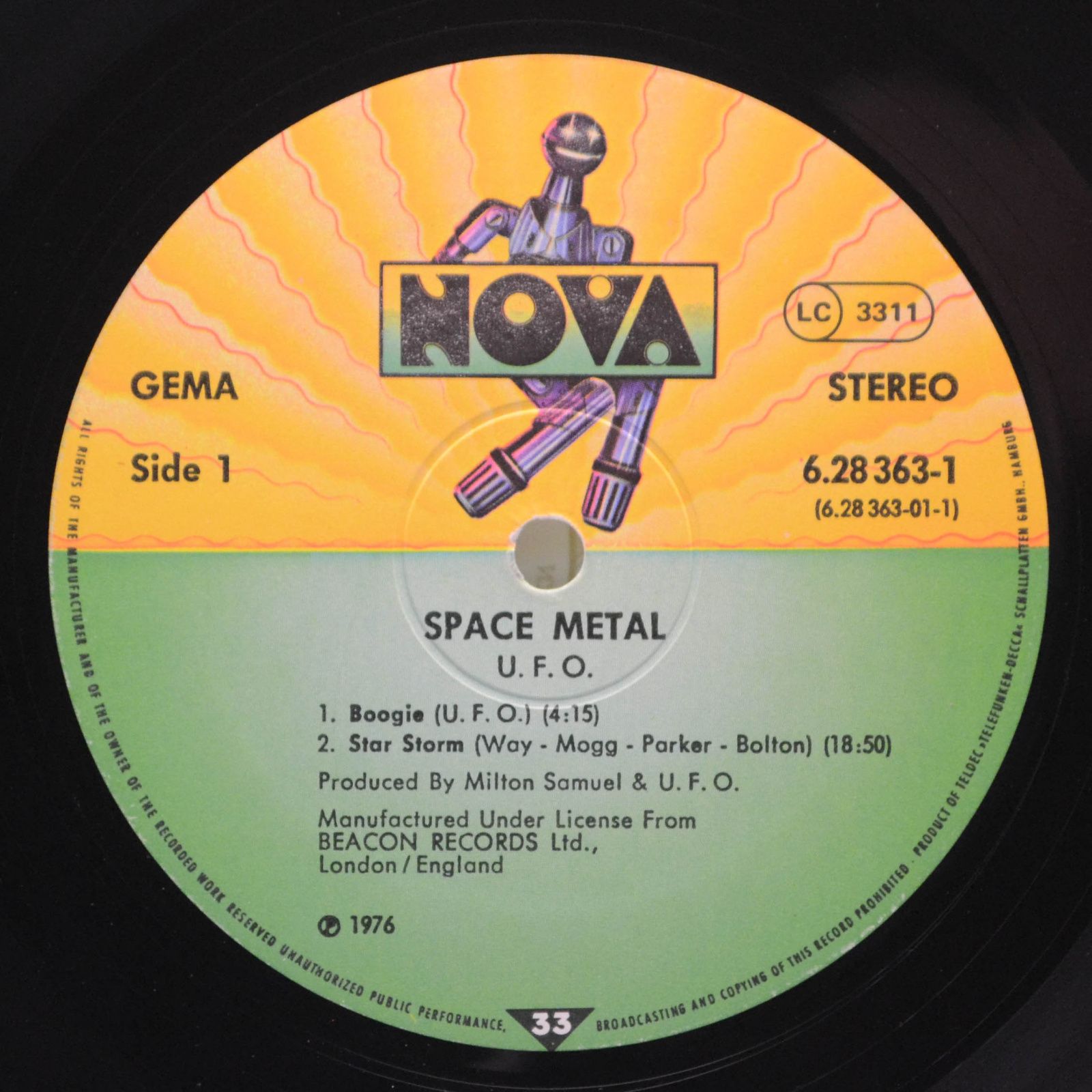 UFO — Space Metal (2LP), 1976