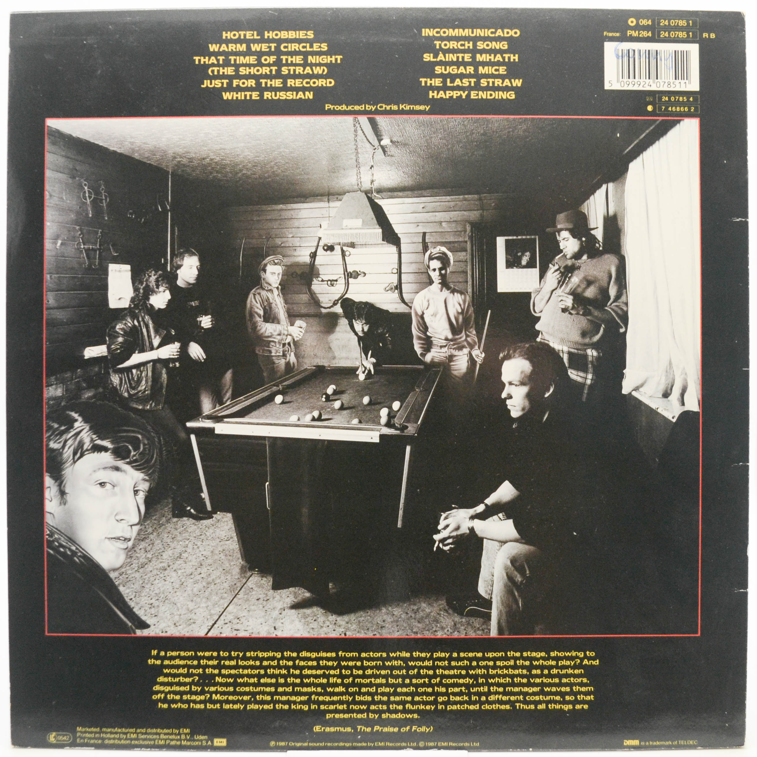 Marillion — Clutching At Straws, 1987