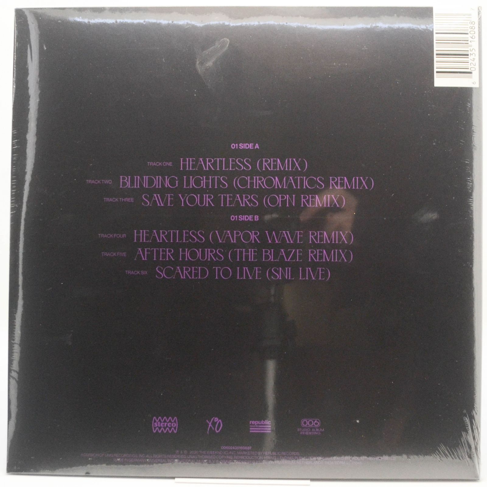 Weeknd — After Hours Remix EP, 2020