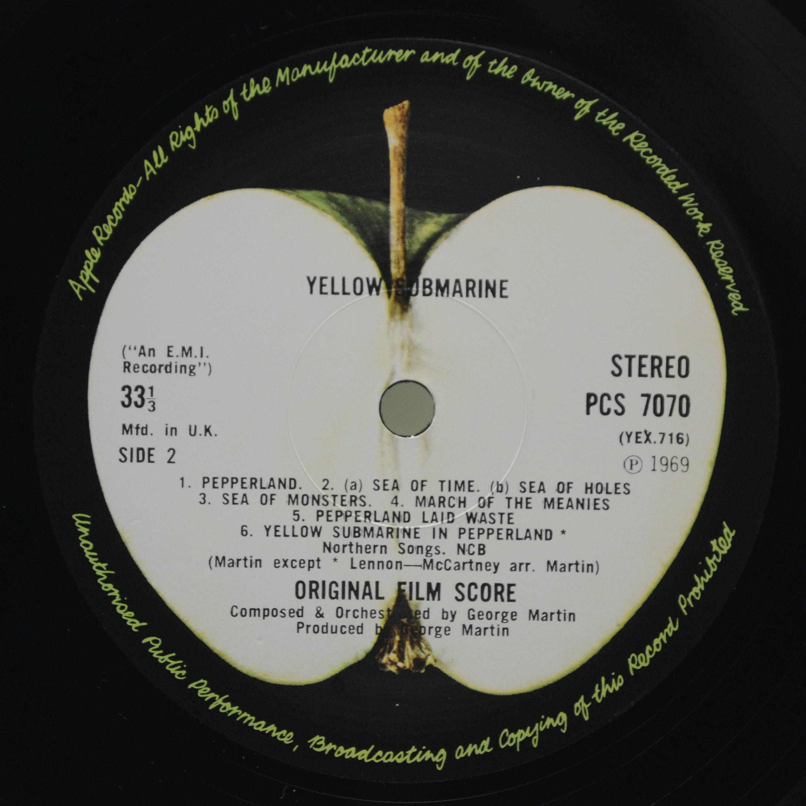 Beatles — Yellow Submarine (UK), 1968