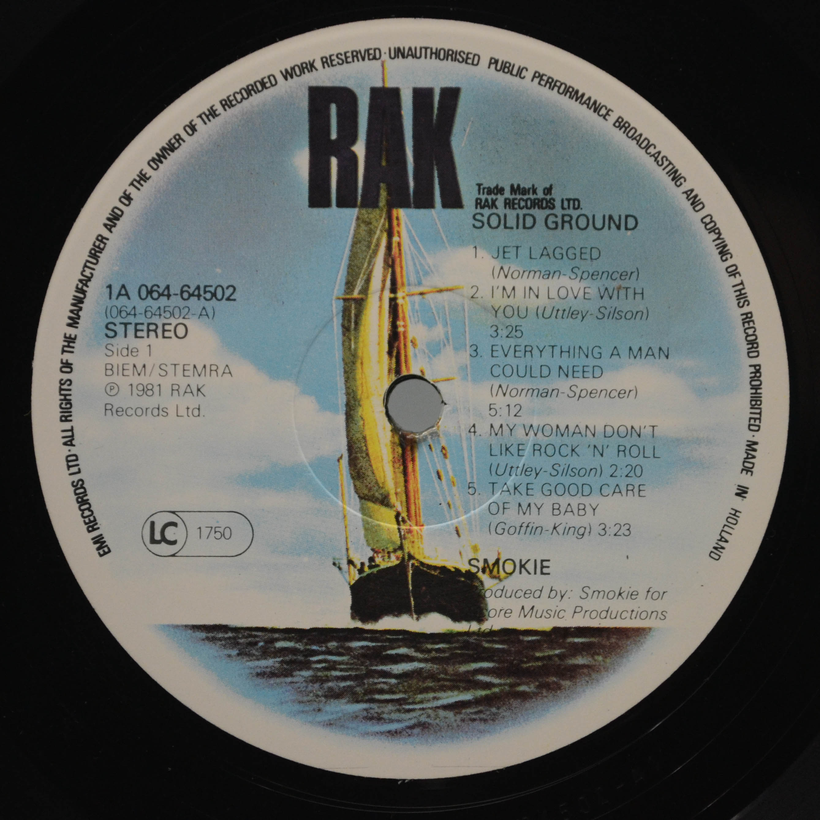 Smokie — Solid Ground, 1981