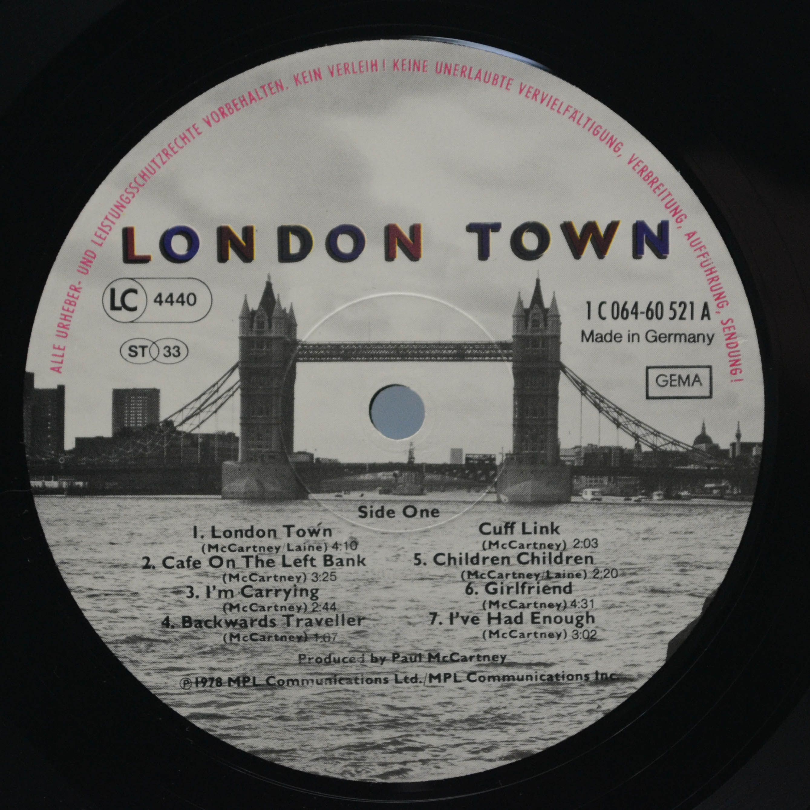 Wings — London Town, 1978