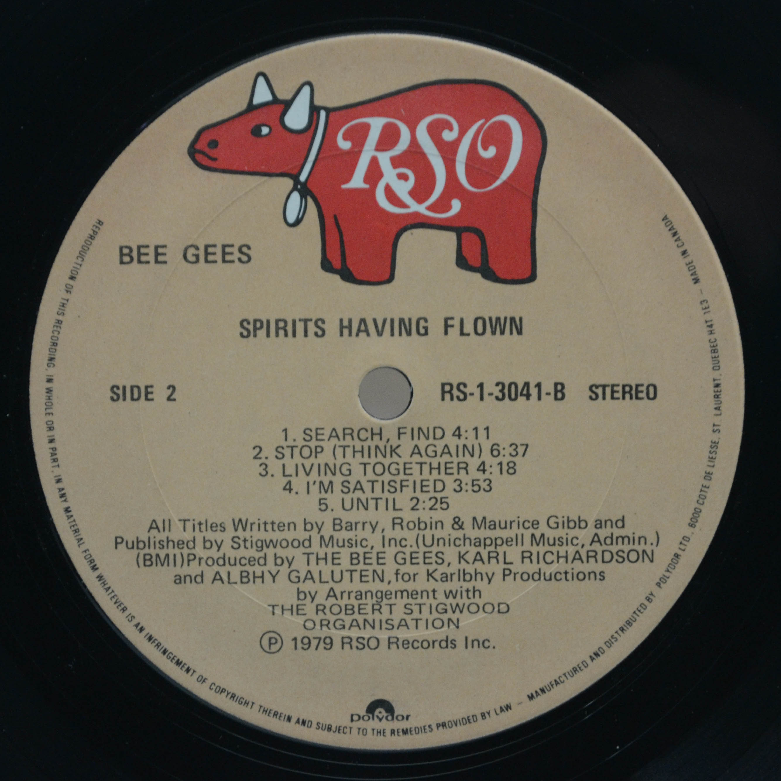 Bee Gees — Spirits Having Flown, 1979