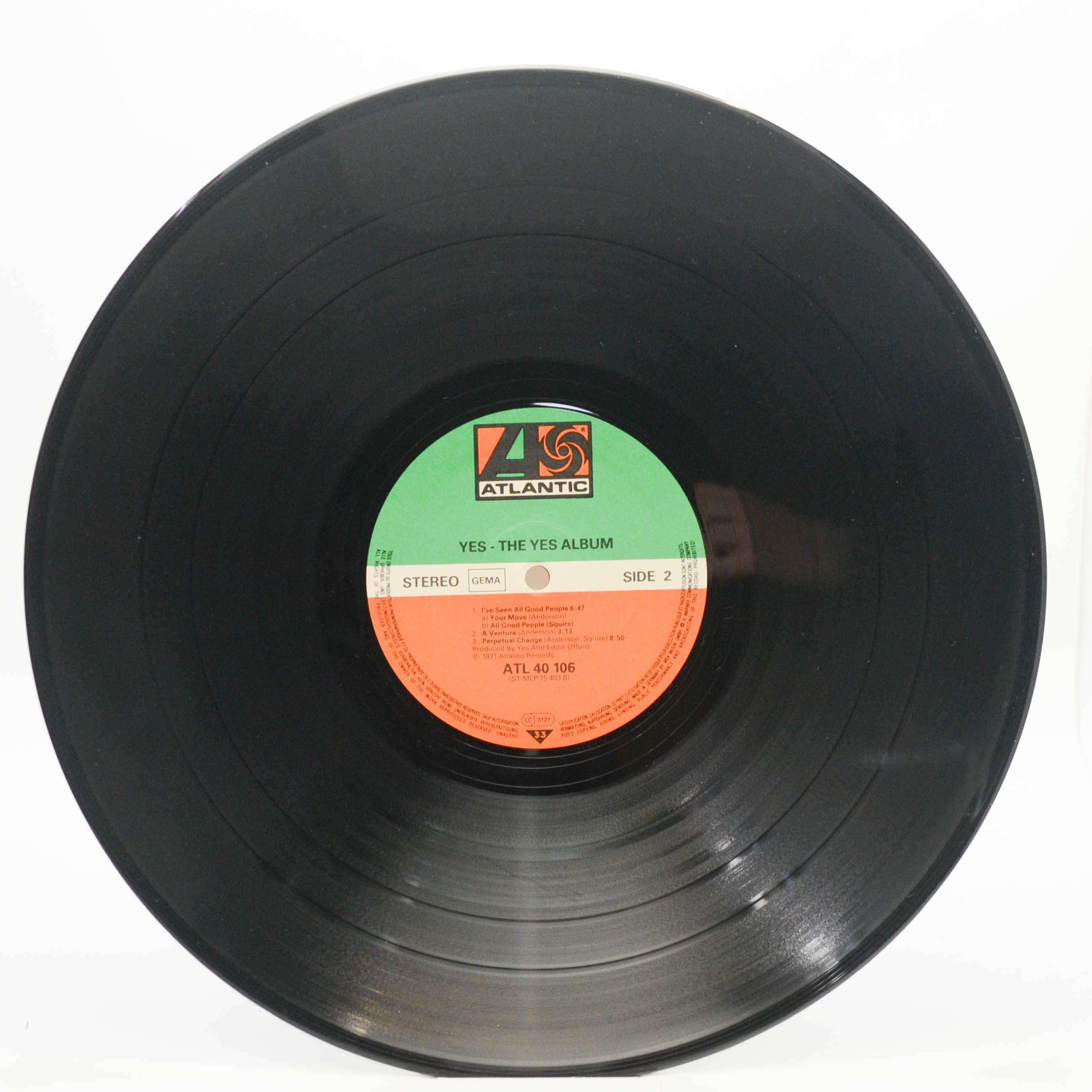 Виниловая пластинка Yes — The Yes Album, 1971