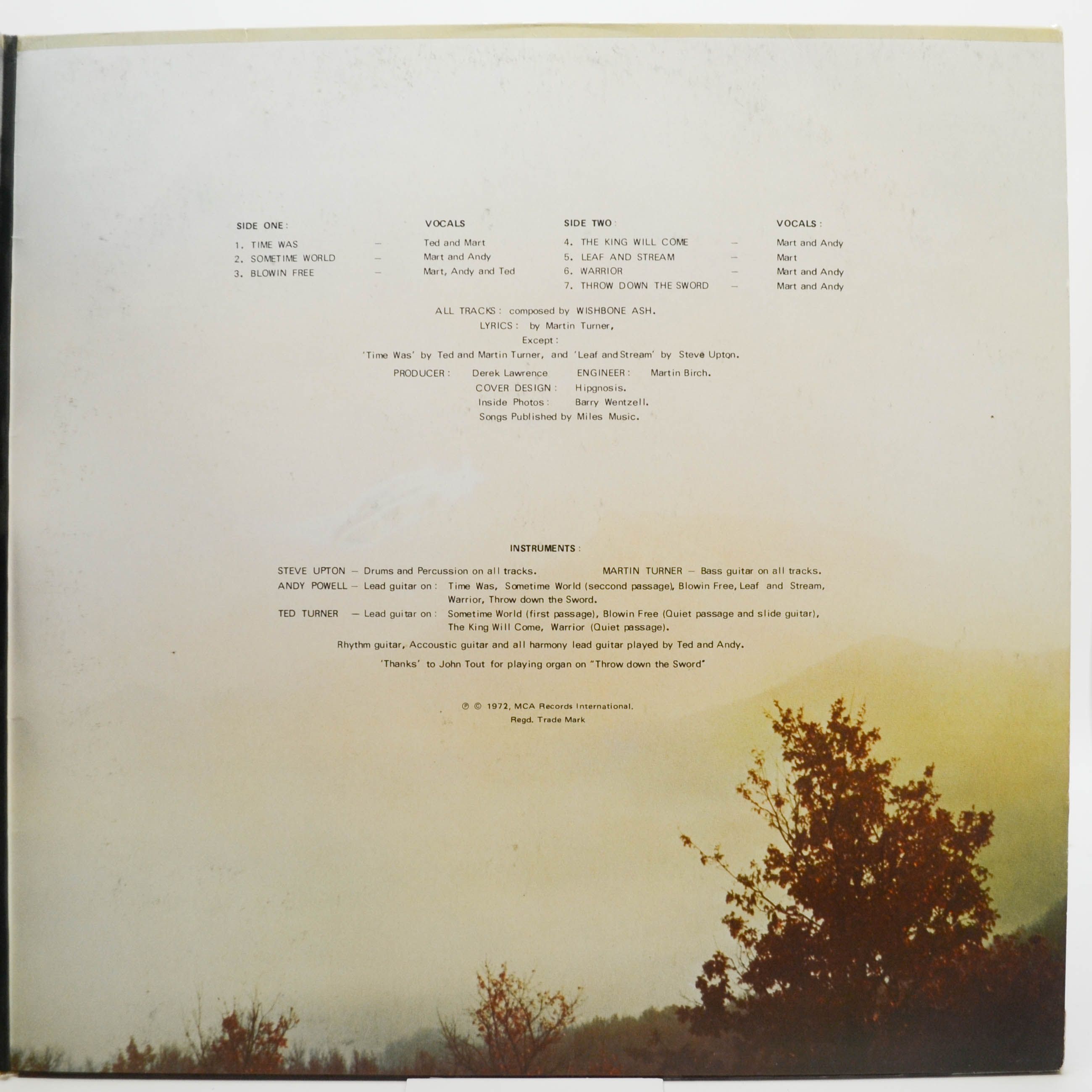 Виниловая пластинка Wishbone Ash — Pilgrimage / Argus (2LP), 1974