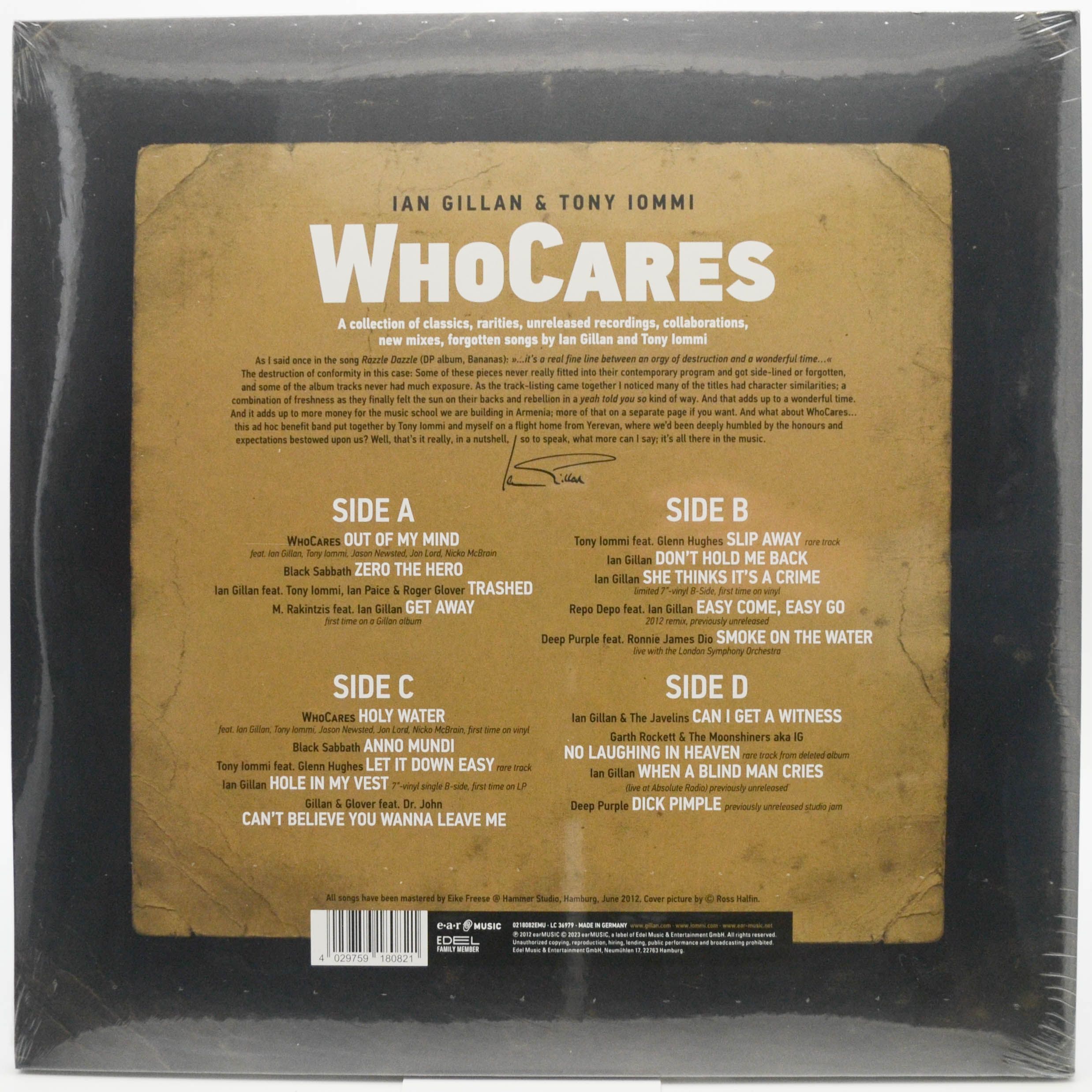 Ian Gillan & Tony Iommi — WhoCares (2LP), 2012