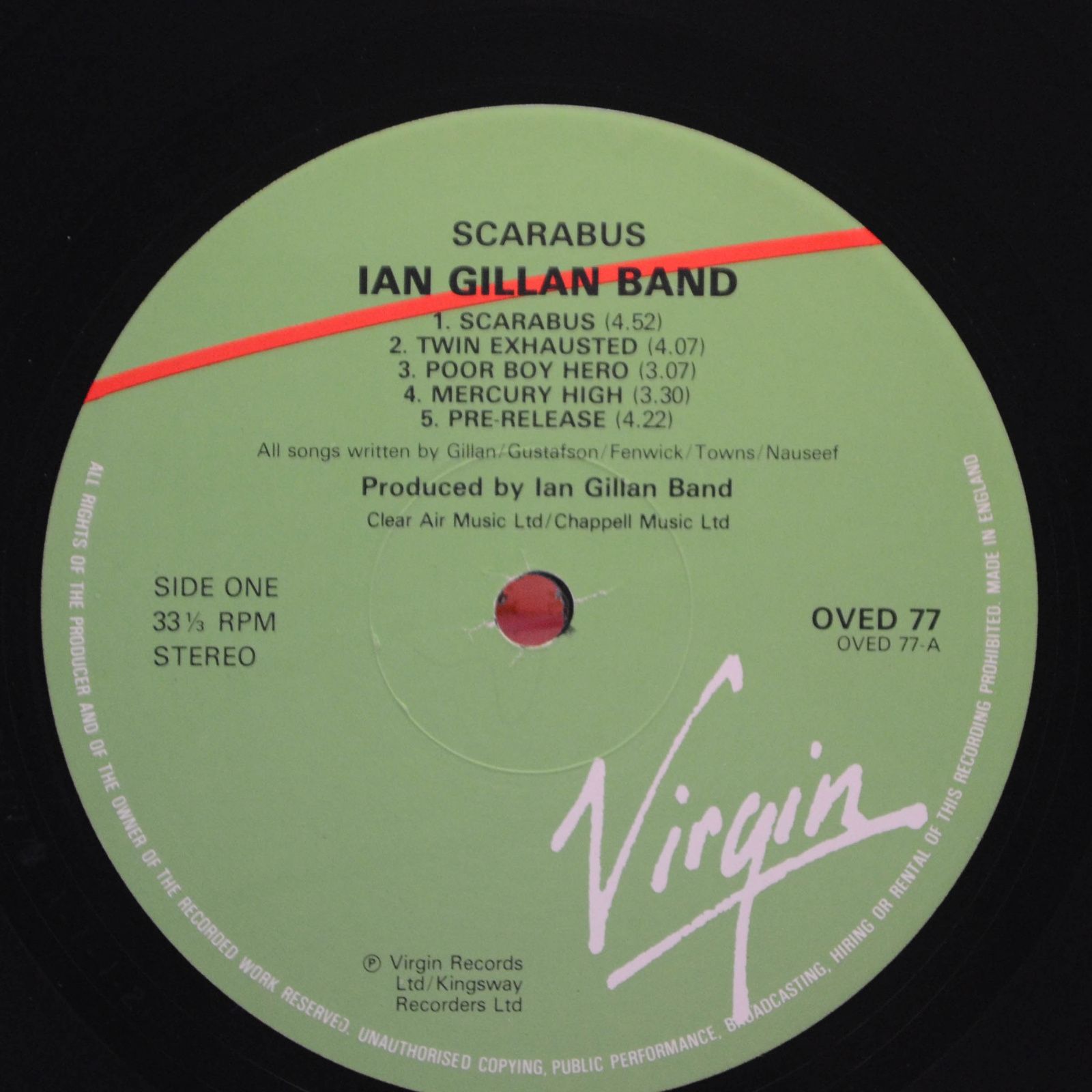 Ian Gillan Band — Scarabus (UK), 1982