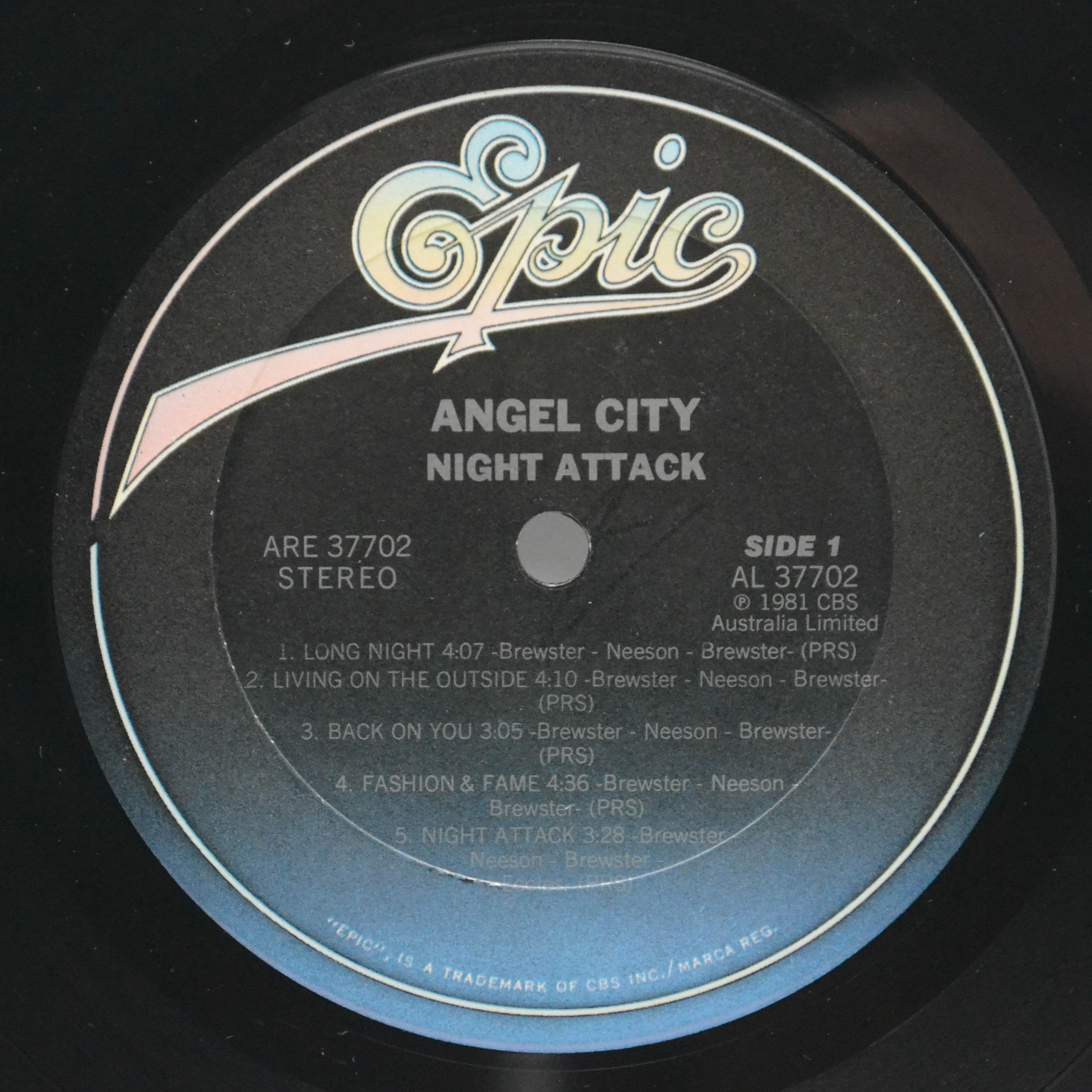 Виниловая пластинка Angel City — Night Attack (USA), 1982