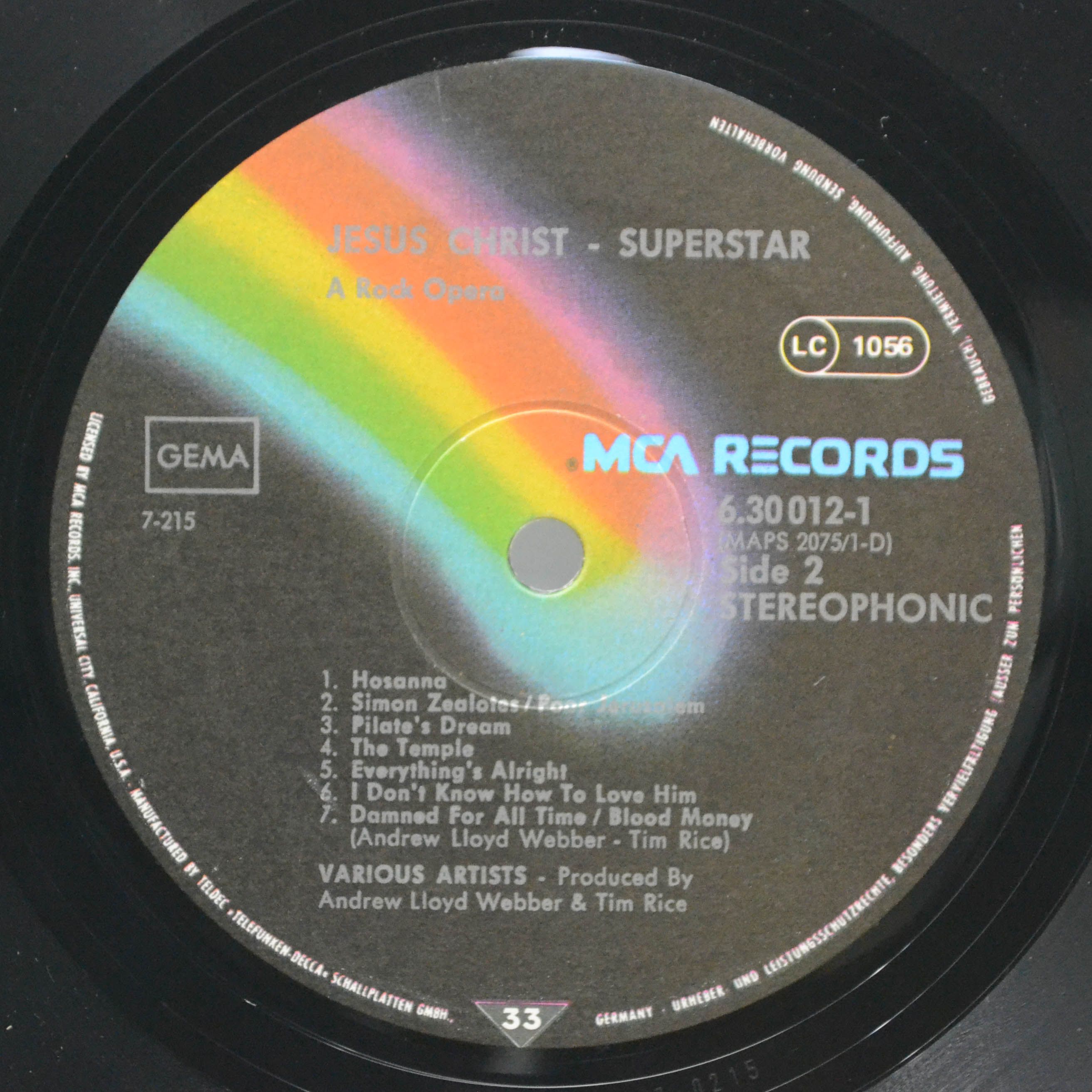 Various — Jesus Christ Superstar (2LP, Box-set, booklet), 1970