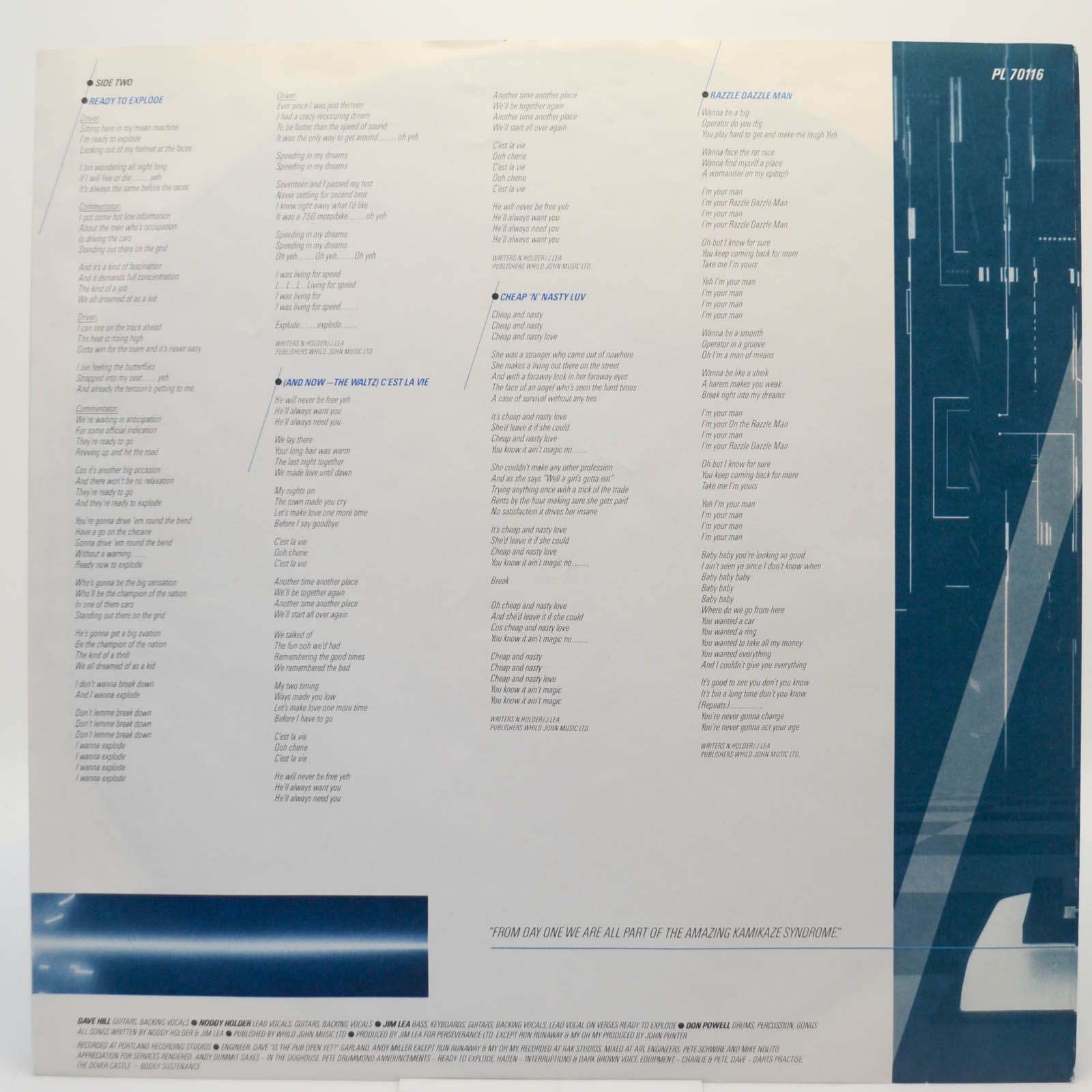 Slade — The Amazing Kamikaze Syndrome, 1983