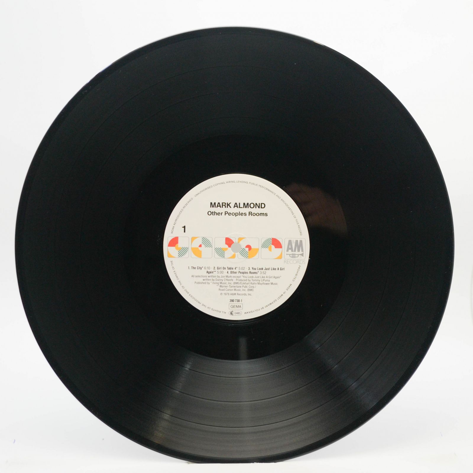 Виниловая пластинка Mark Almond — Other Peoples Rooms, 1978