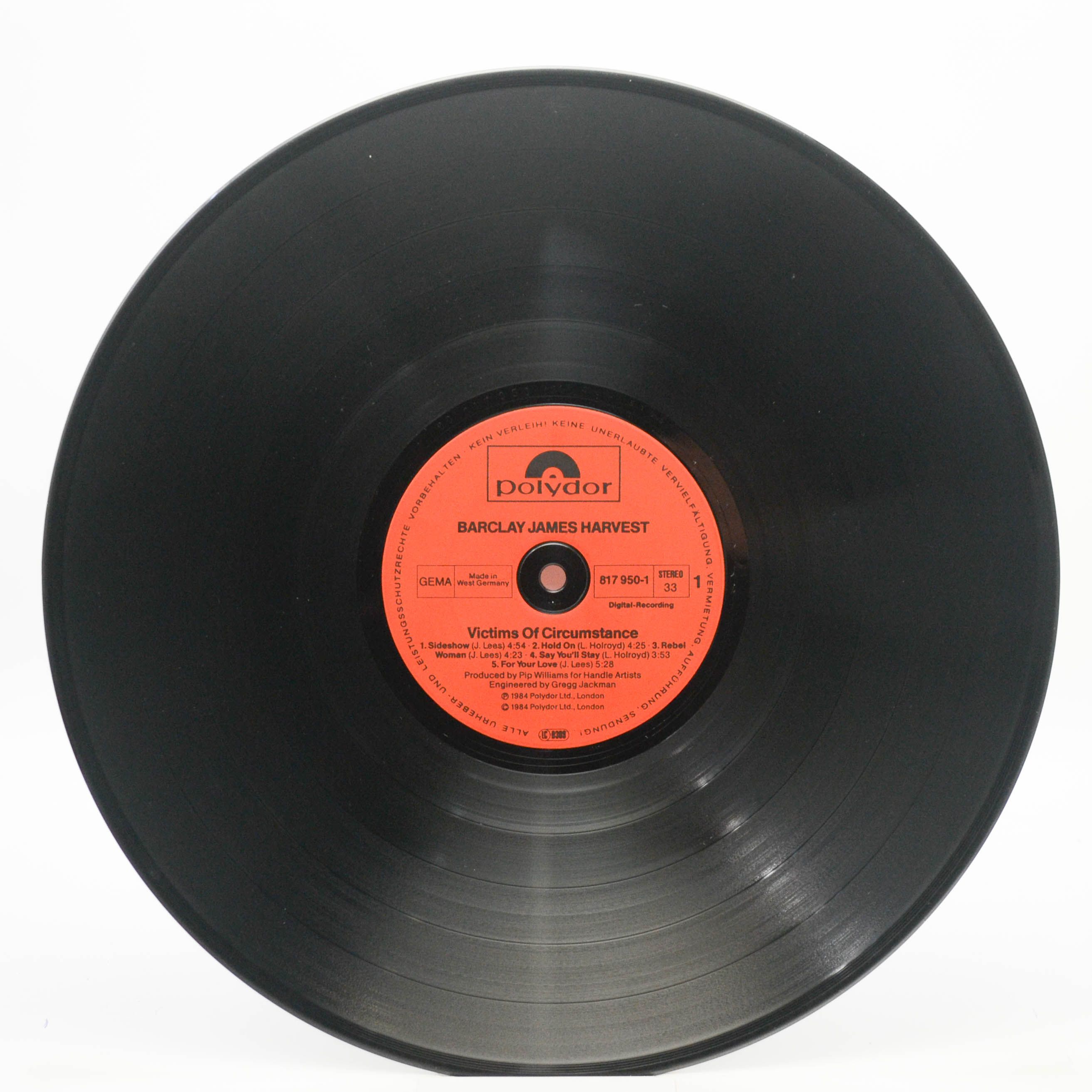 Виниловая пластинка Barclay James Harvest — Victims Of Circumstance, 1984
