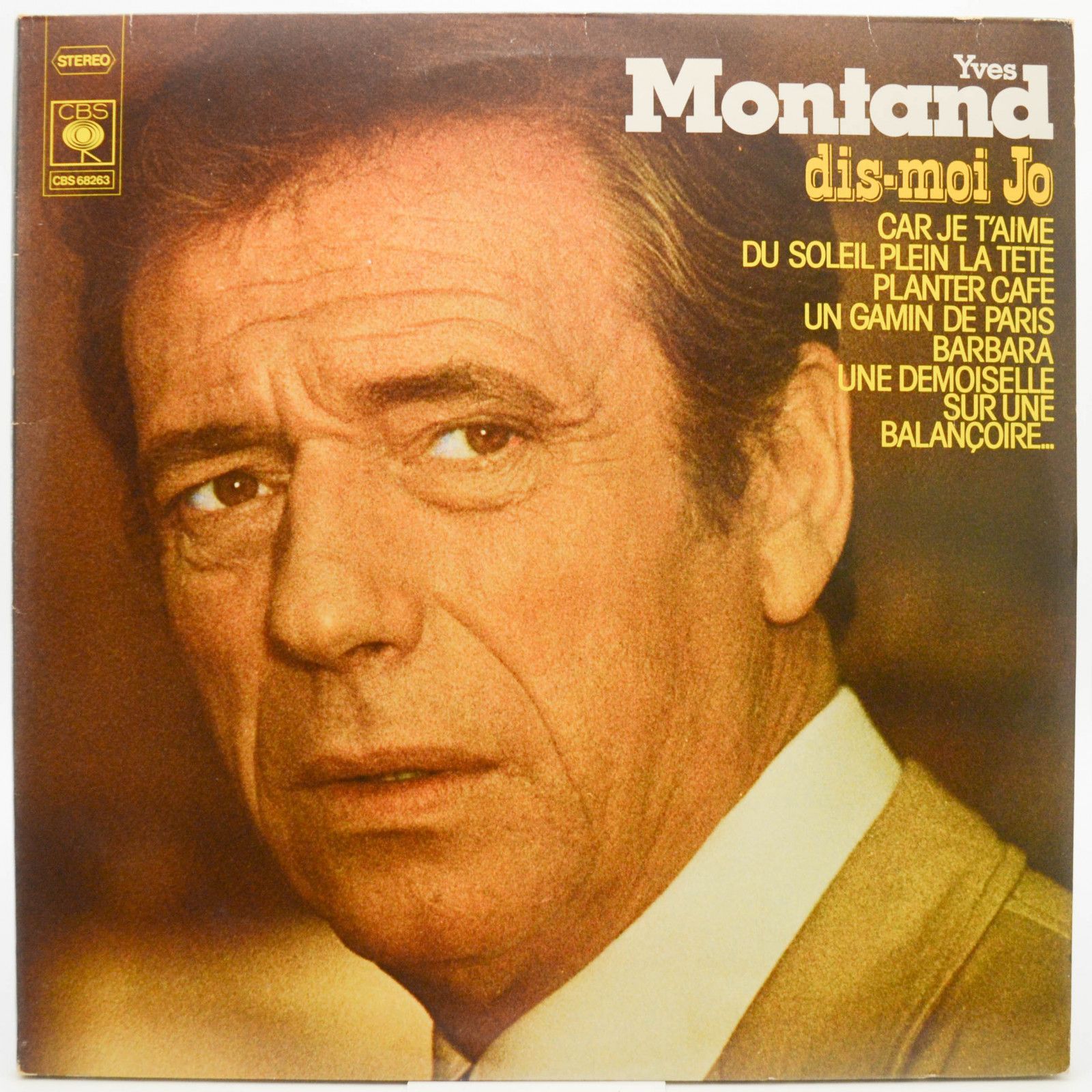 Yves Montand — Dis-Moi Jo (2LP, France), 1974