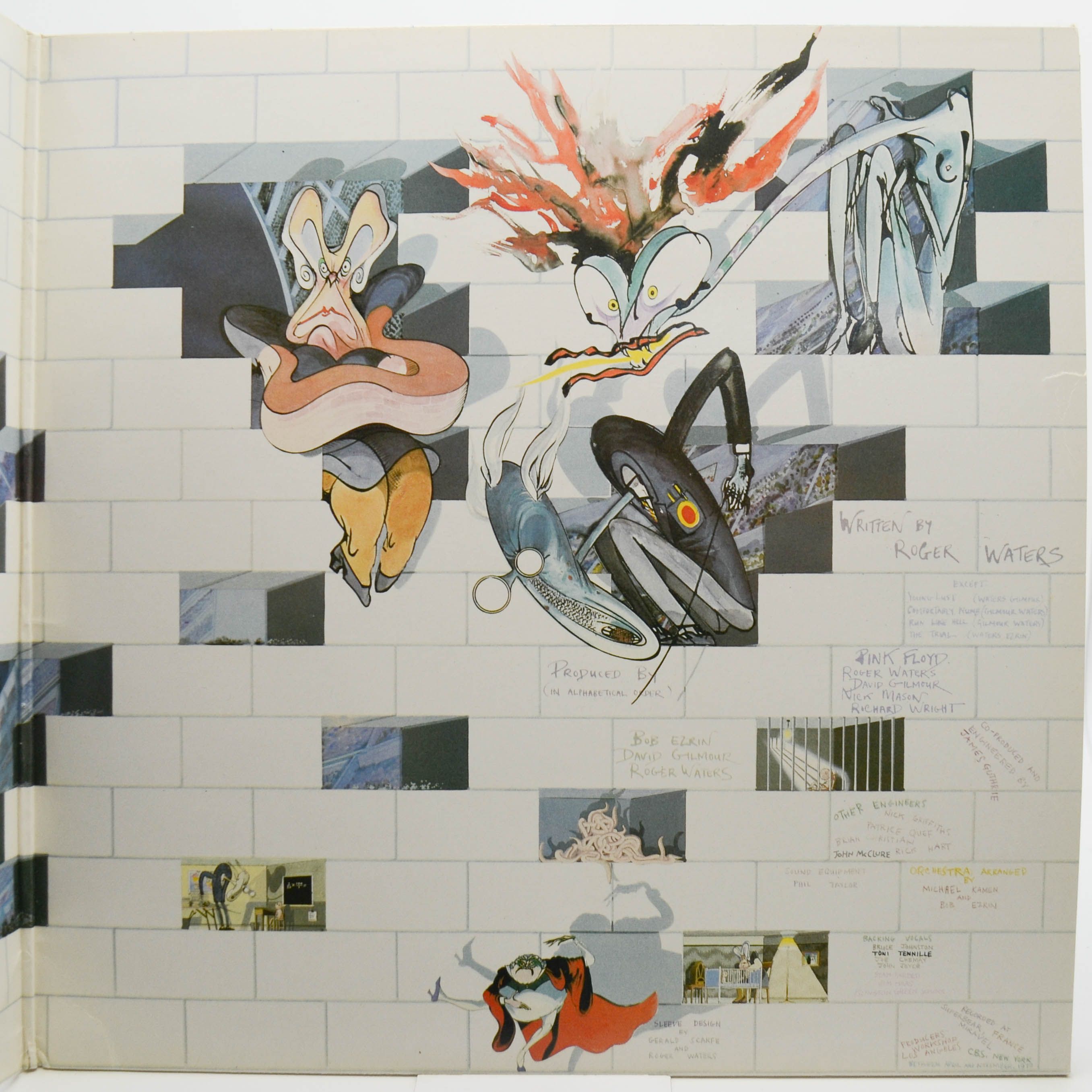 Виниловая пластинка Pink Floyd — The Wall (2LP, UK), 1979