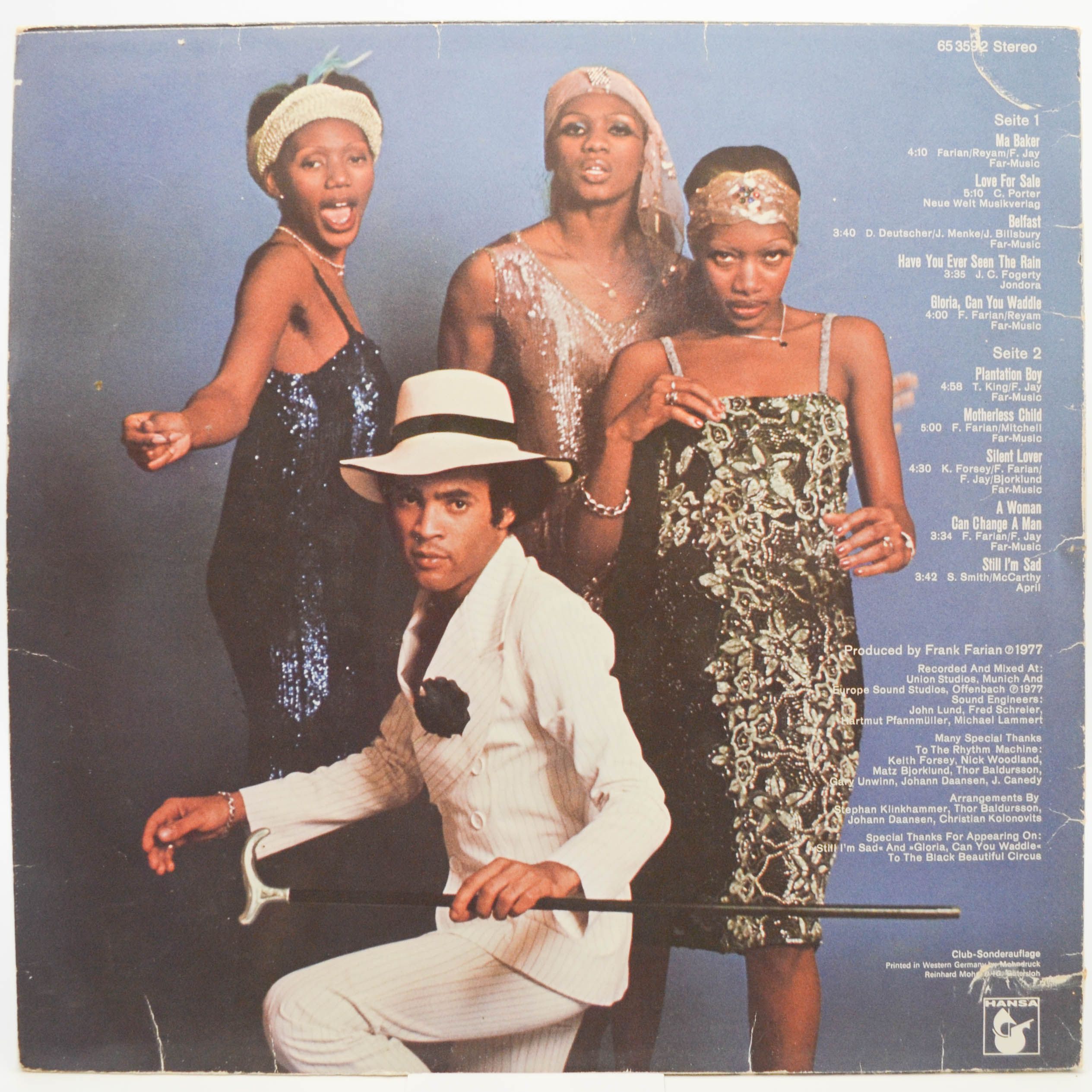 Boney M. — Love For Sale, 1977