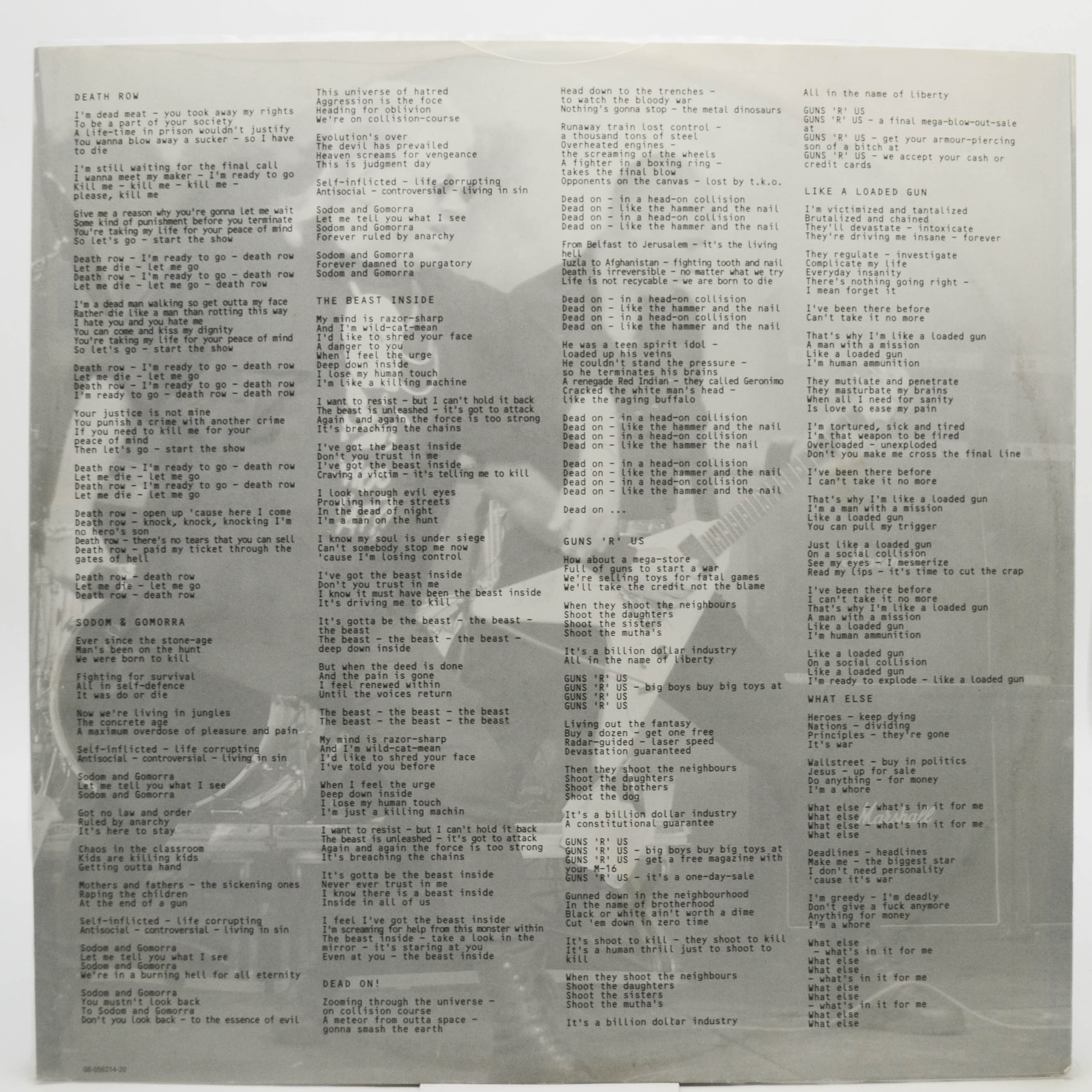 Accept — Death Row (2LP), 1994