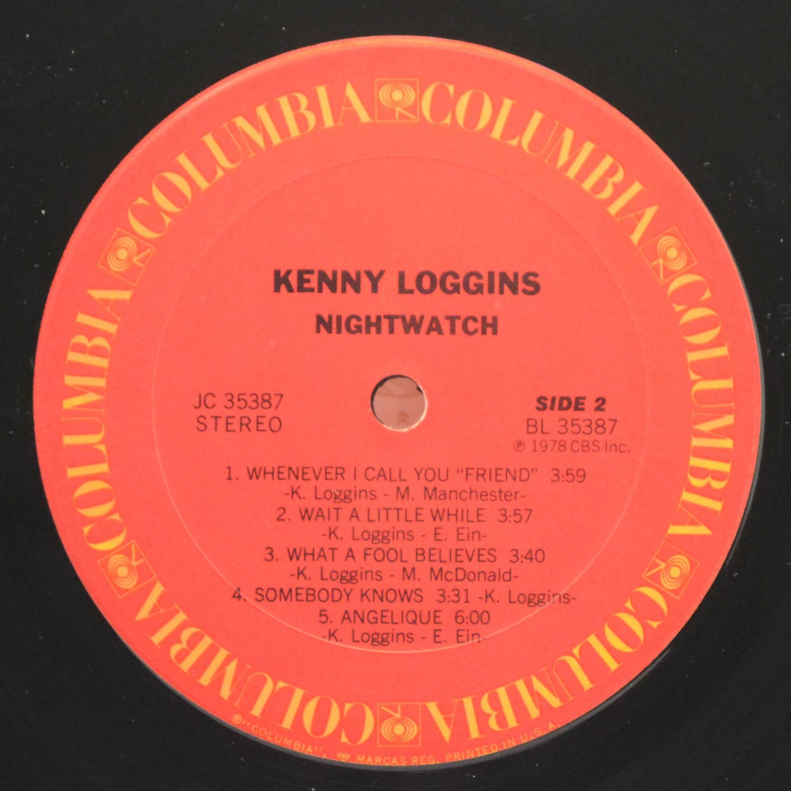 Виниловая пластинка Kenny Loggins — Nightwatch, 1978