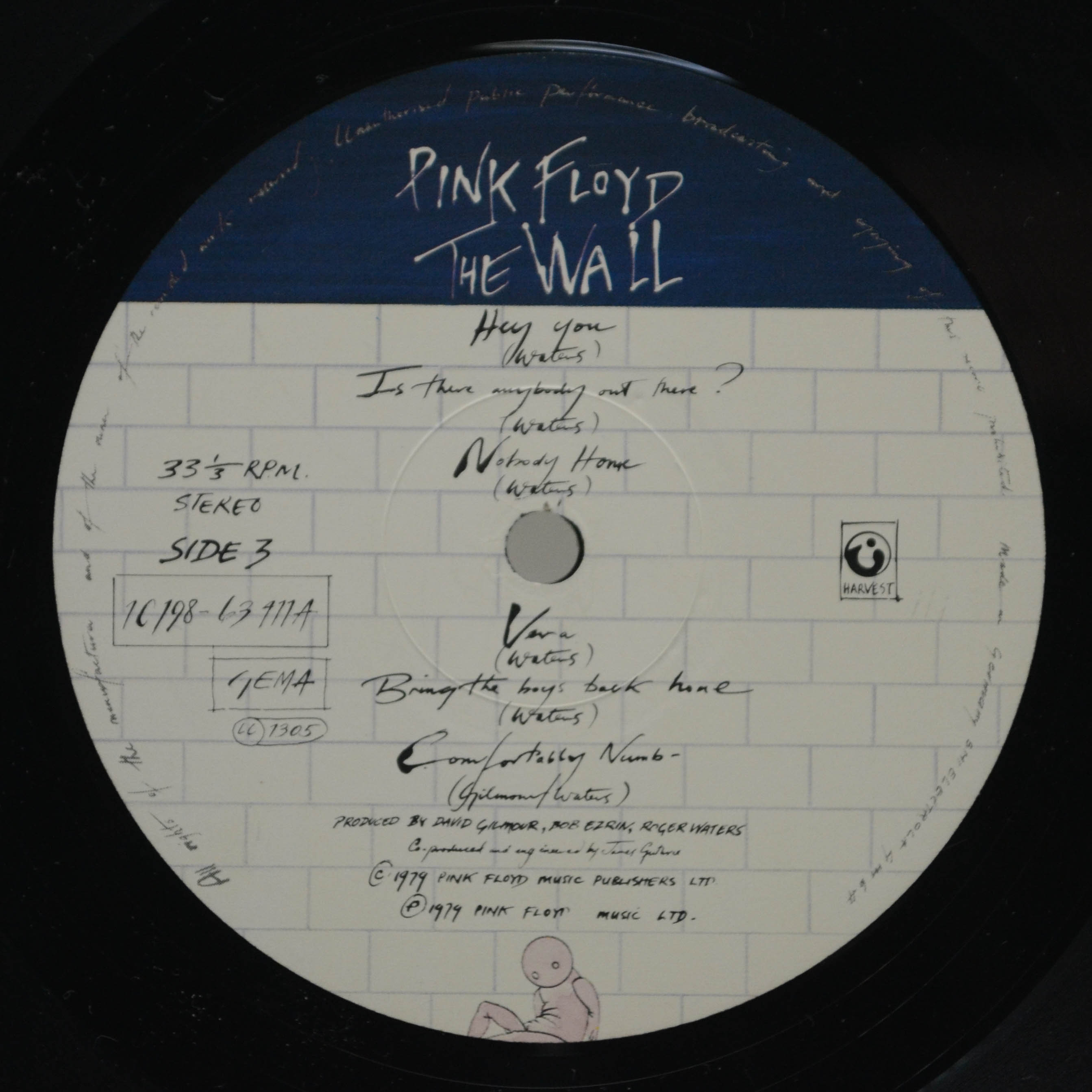 Виниловая пластинка Pink Floyd — The Wall (2LP), 1979
