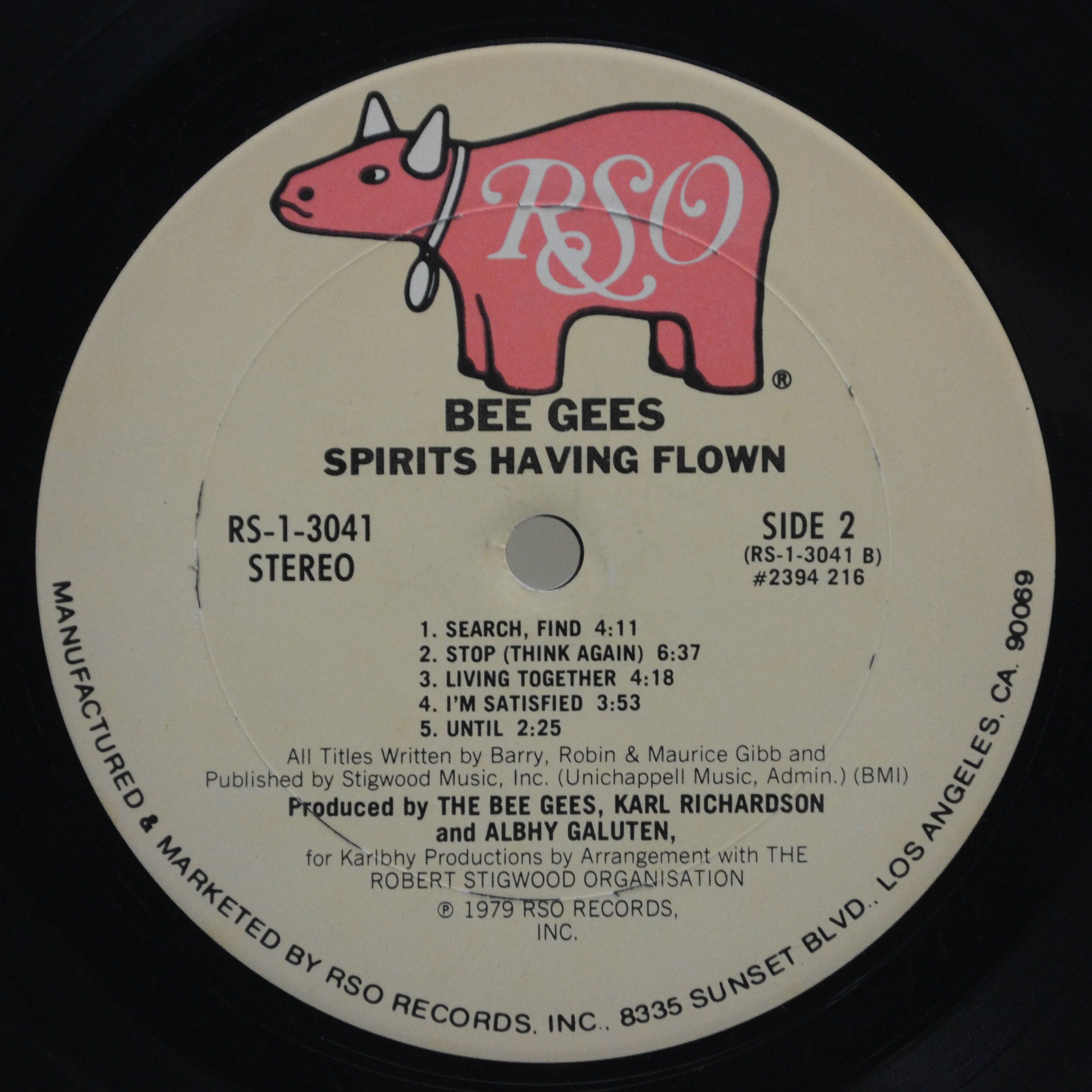 Bee Gees — Spirits Having Flown (USA), 1979